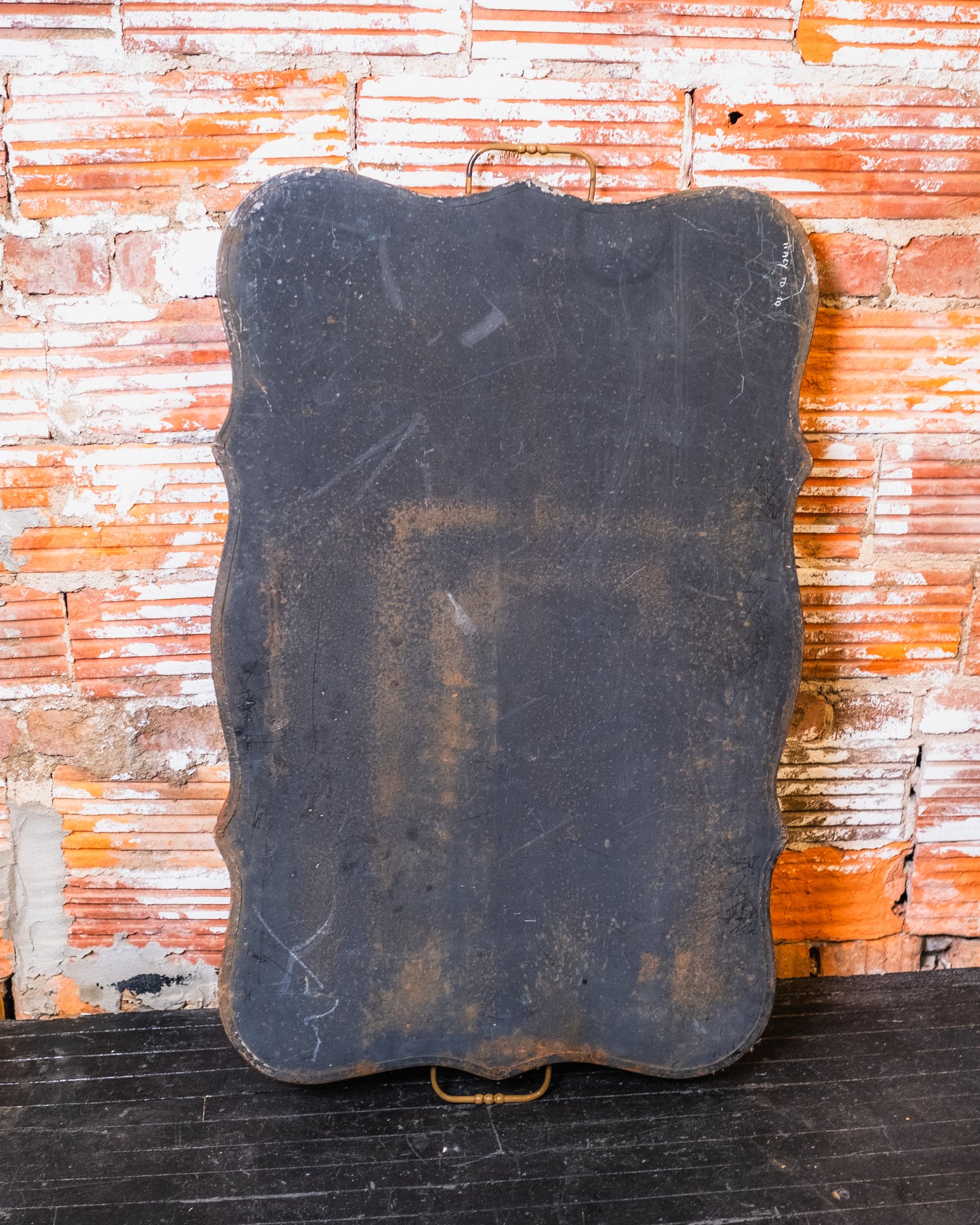 Vintage 1950s Large Italian Metal Painted Tray