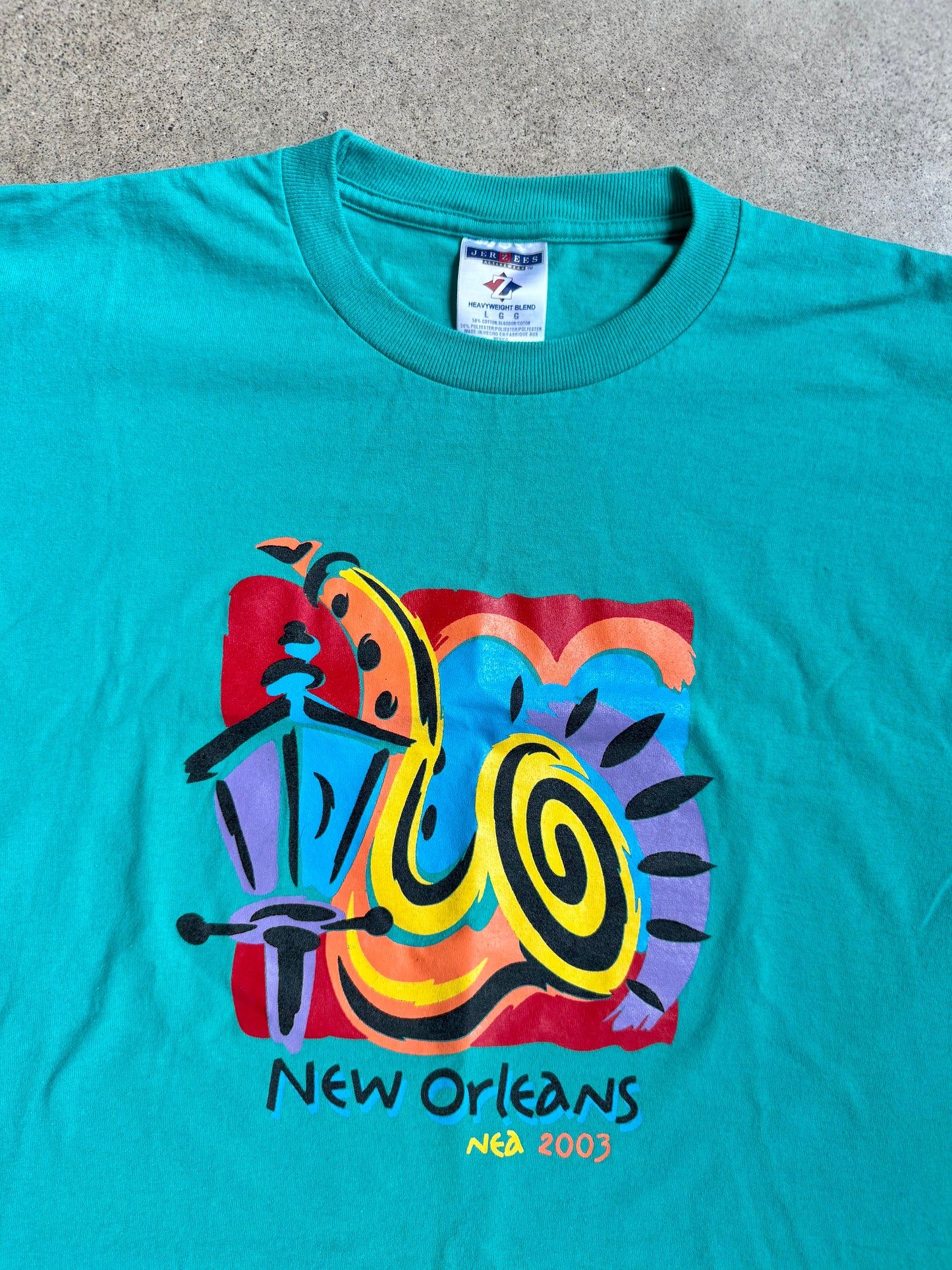 Vintage 2003 NEA New Orleans Graphic Tee | Large
