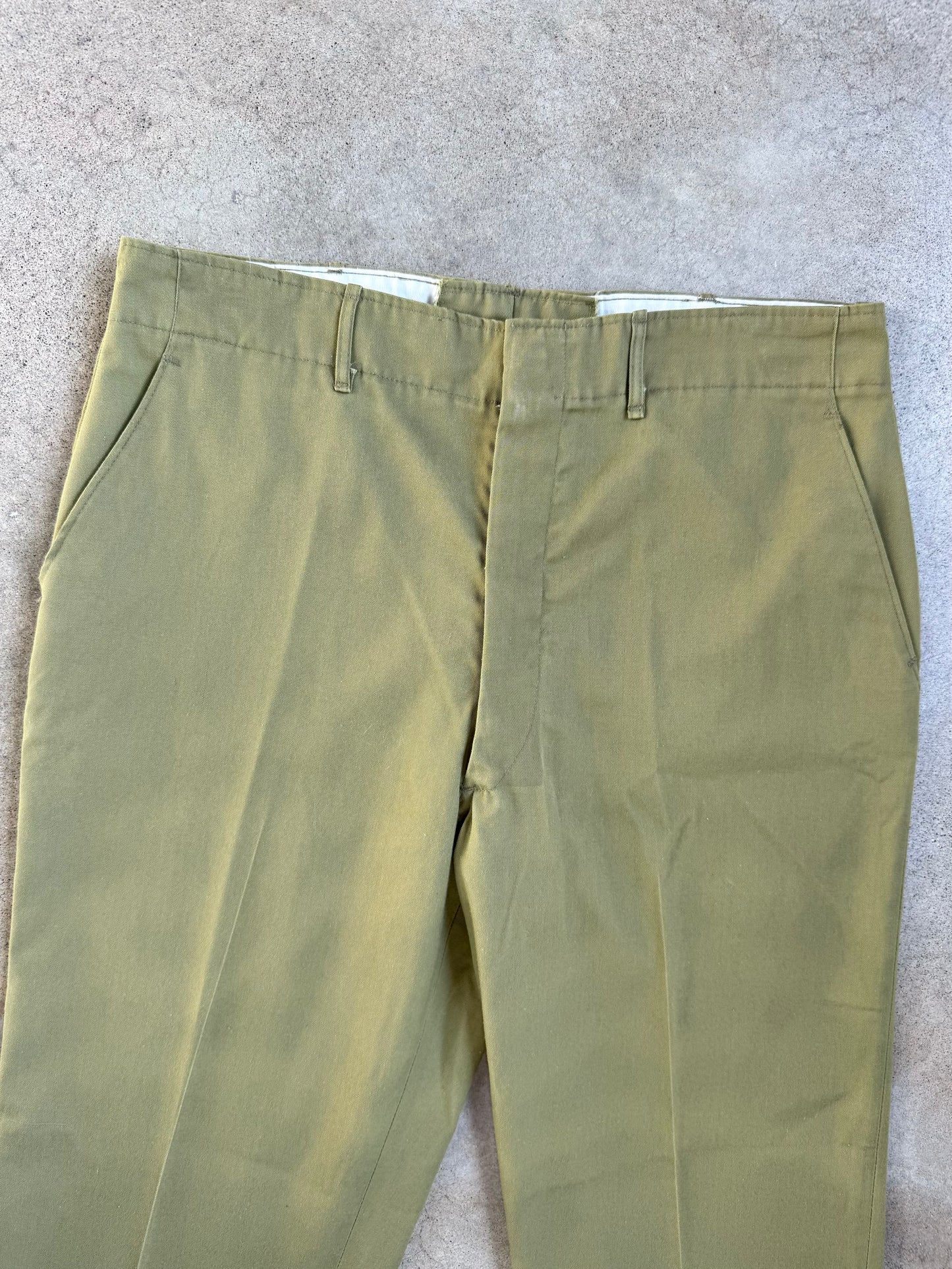 Vintage 1970s Boy Scouts BSA Green Uniform Pants | Waist 34”