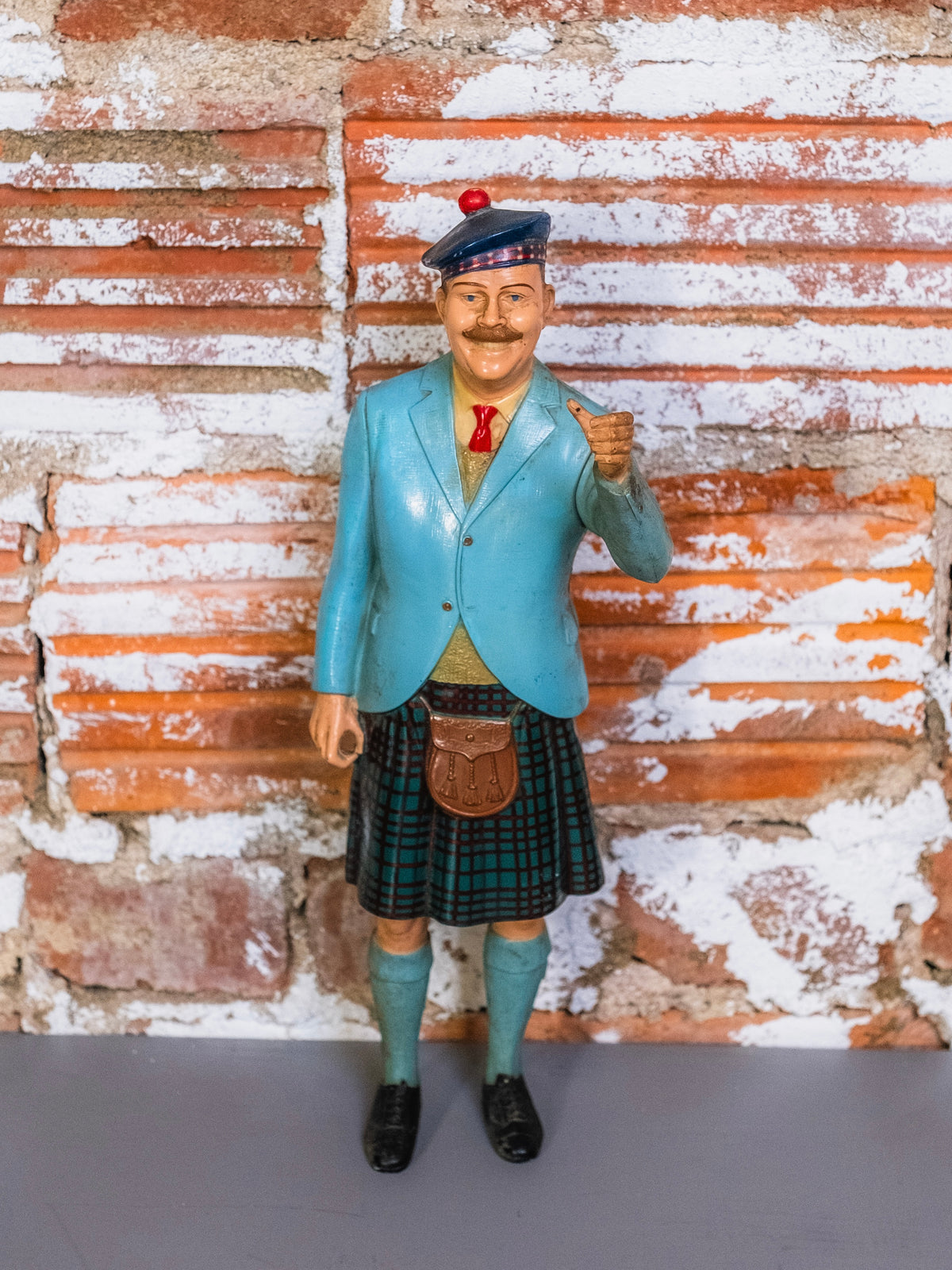 Vintage 1950s Original James Martin’s Scotch Whisky Scotsman Figurine