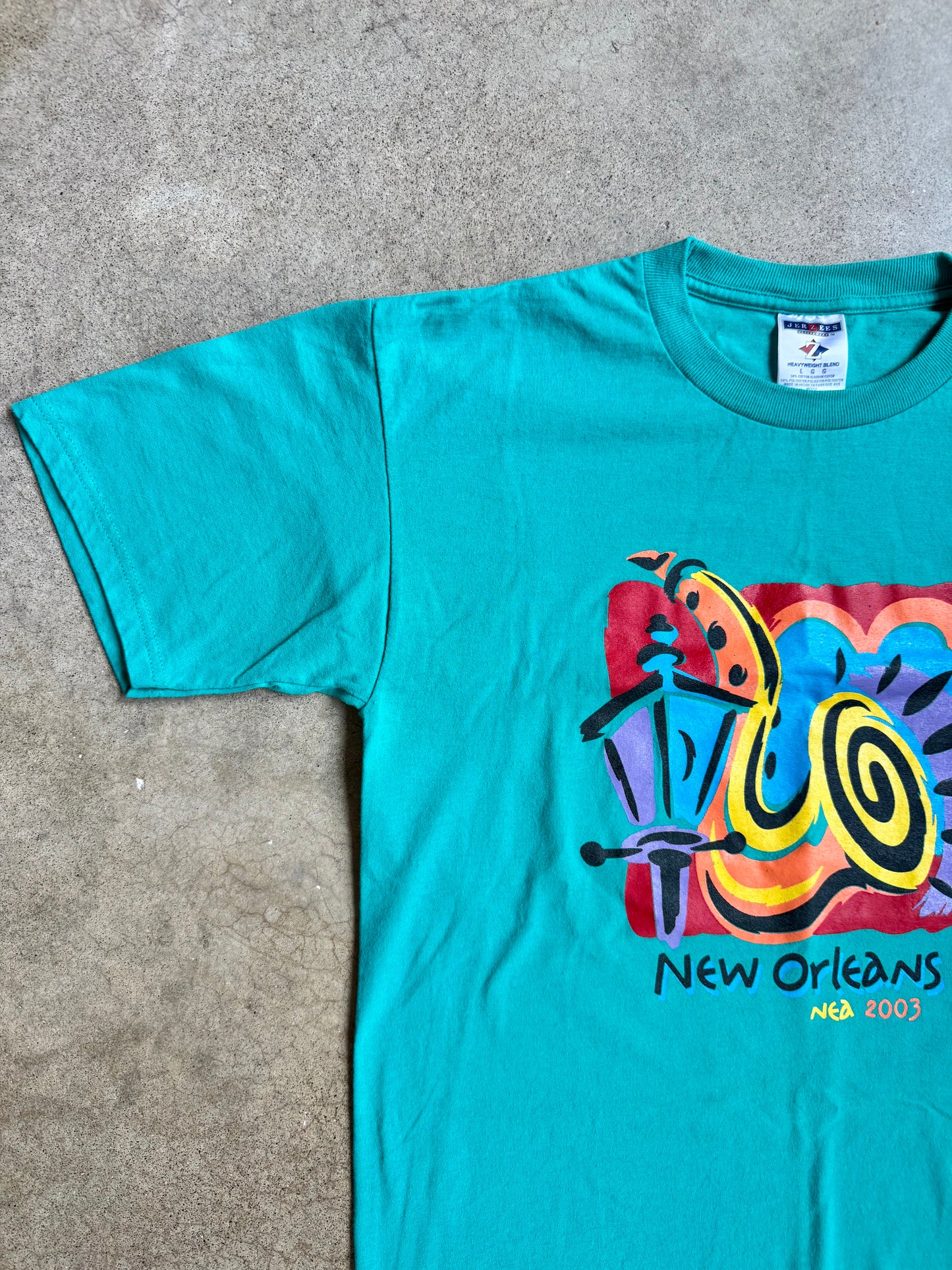 Vintage 2003 NEA New Orleans Graphic Tee | Large