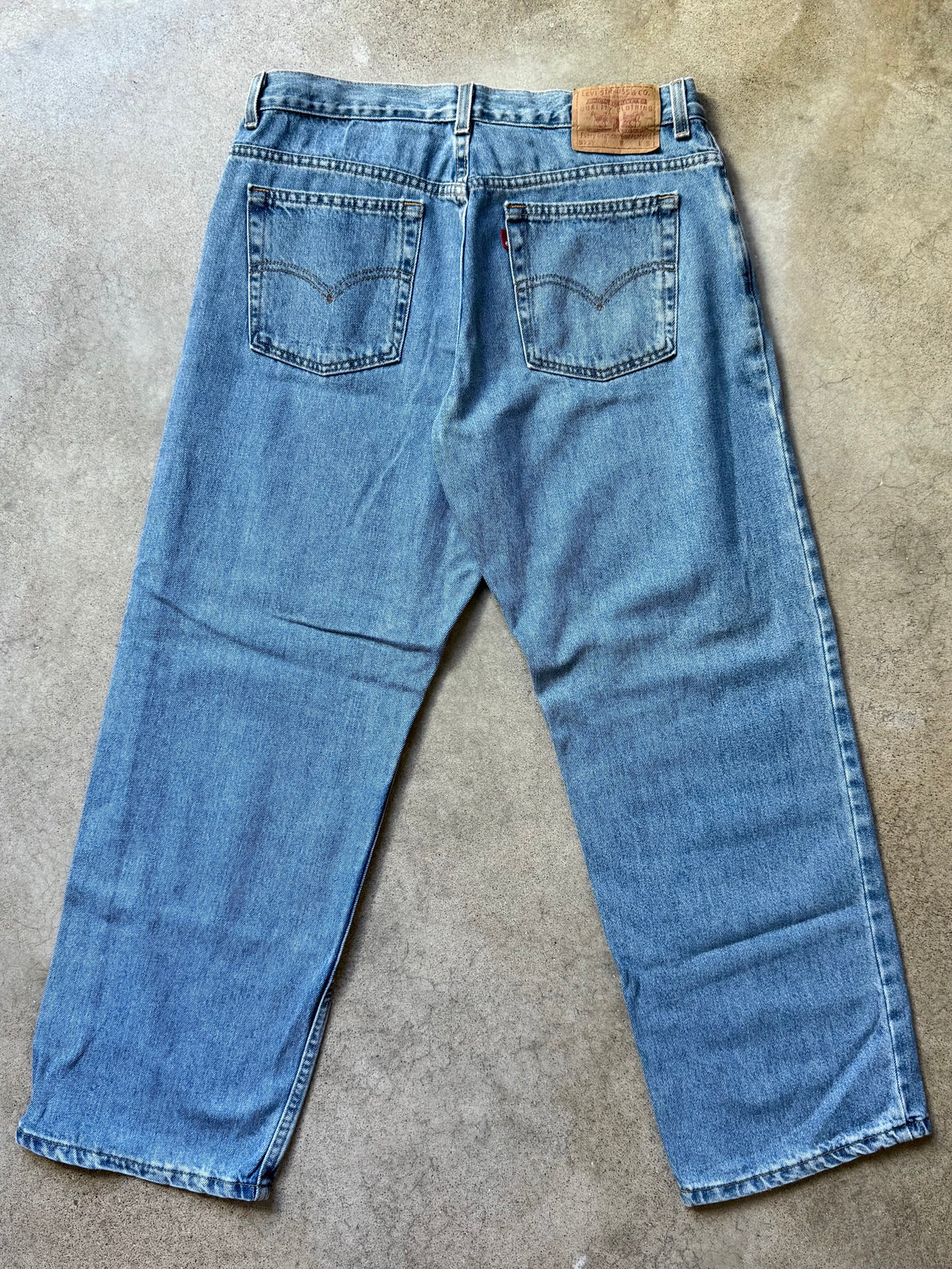 Vintage 1990s Levi’s 577 Loose Fit Faded Wash Jeans | Waist 34”