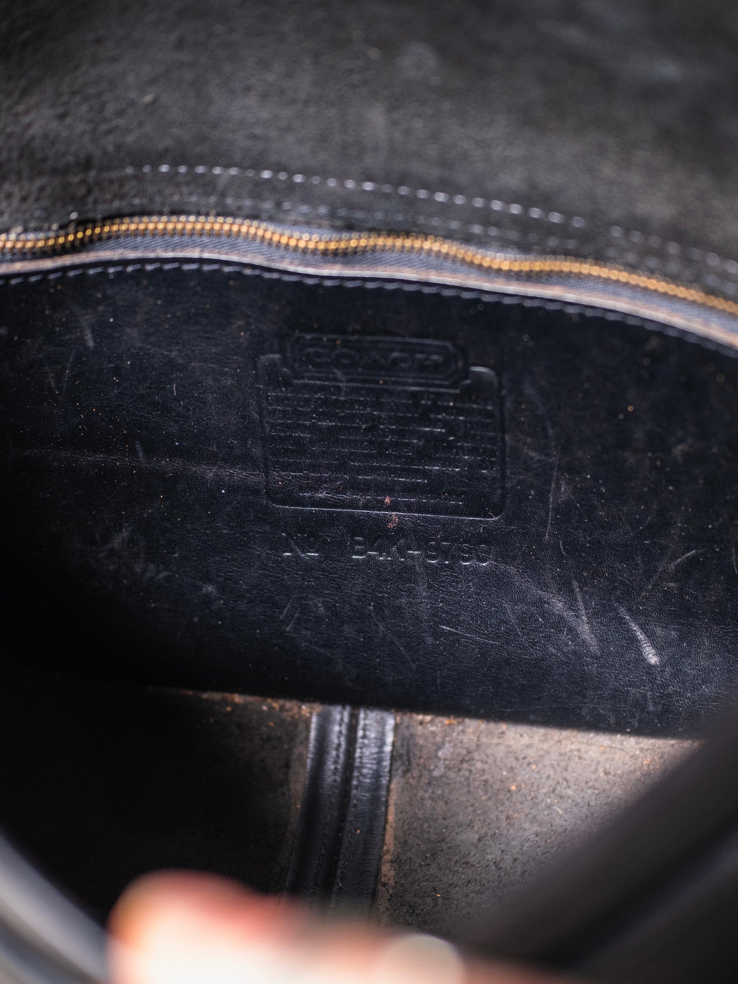 Vintage 1990s Coach City Bag | Black Style No. 9790