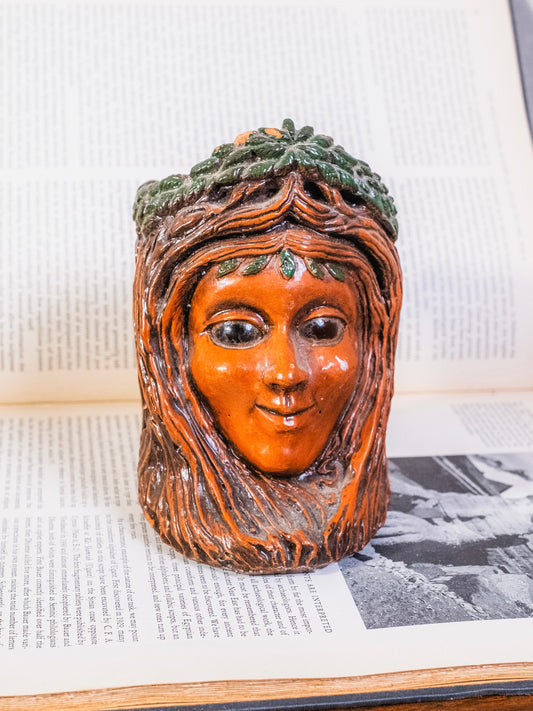 Vintage 1980s Jason Christoble Matchless Grove Wood Nymph Candle Holder