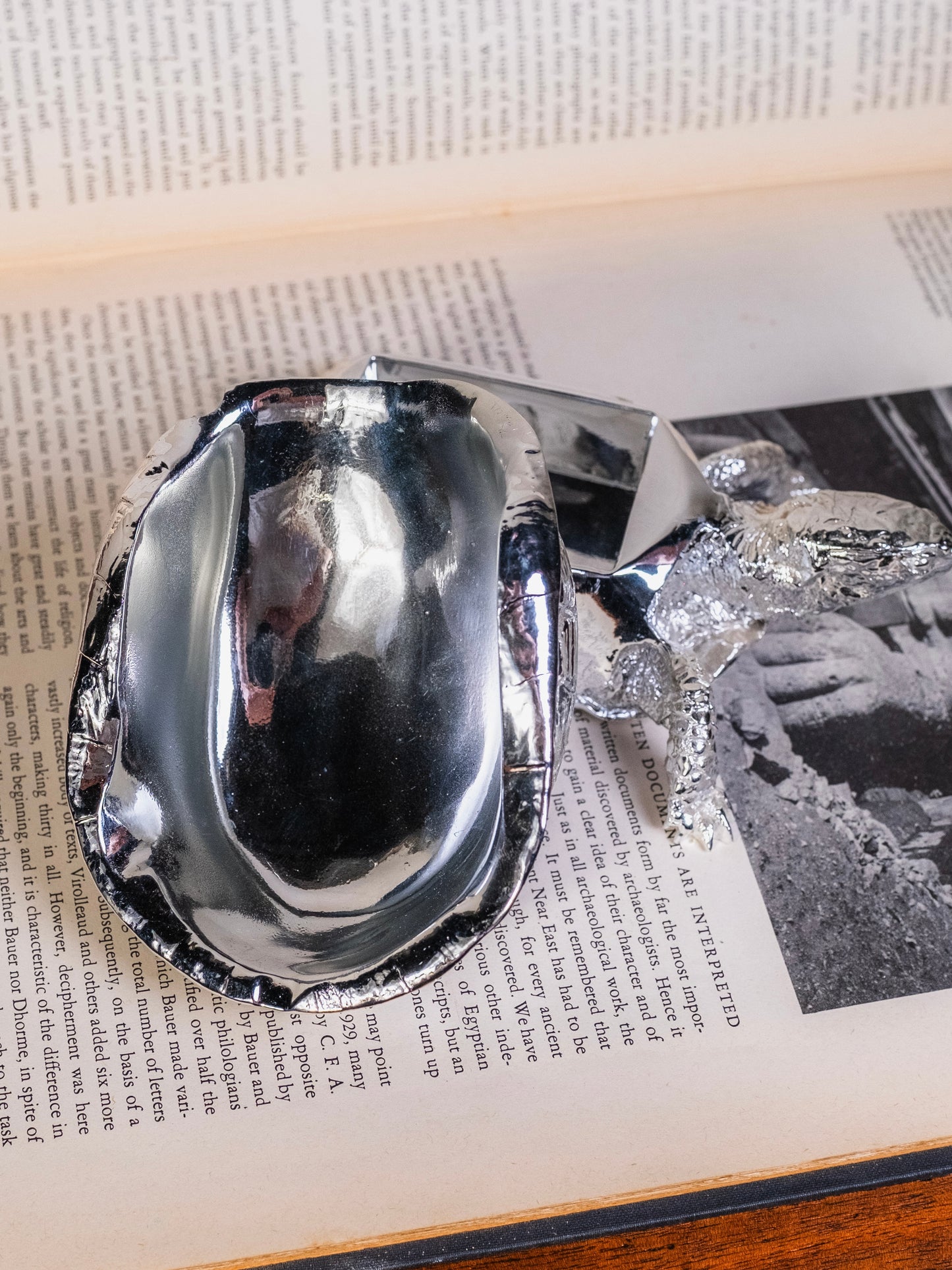 Harry Allen for Areaware Silver Chrome Turtle Trinket Box