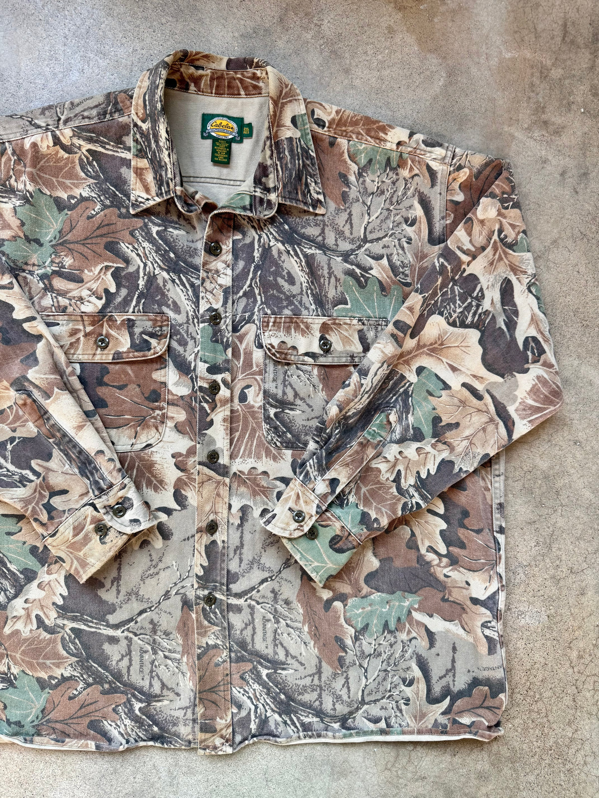 Vintage Cabela’s Realtree Advantage Camo Heavyweight Hunting Shirt | 2XL