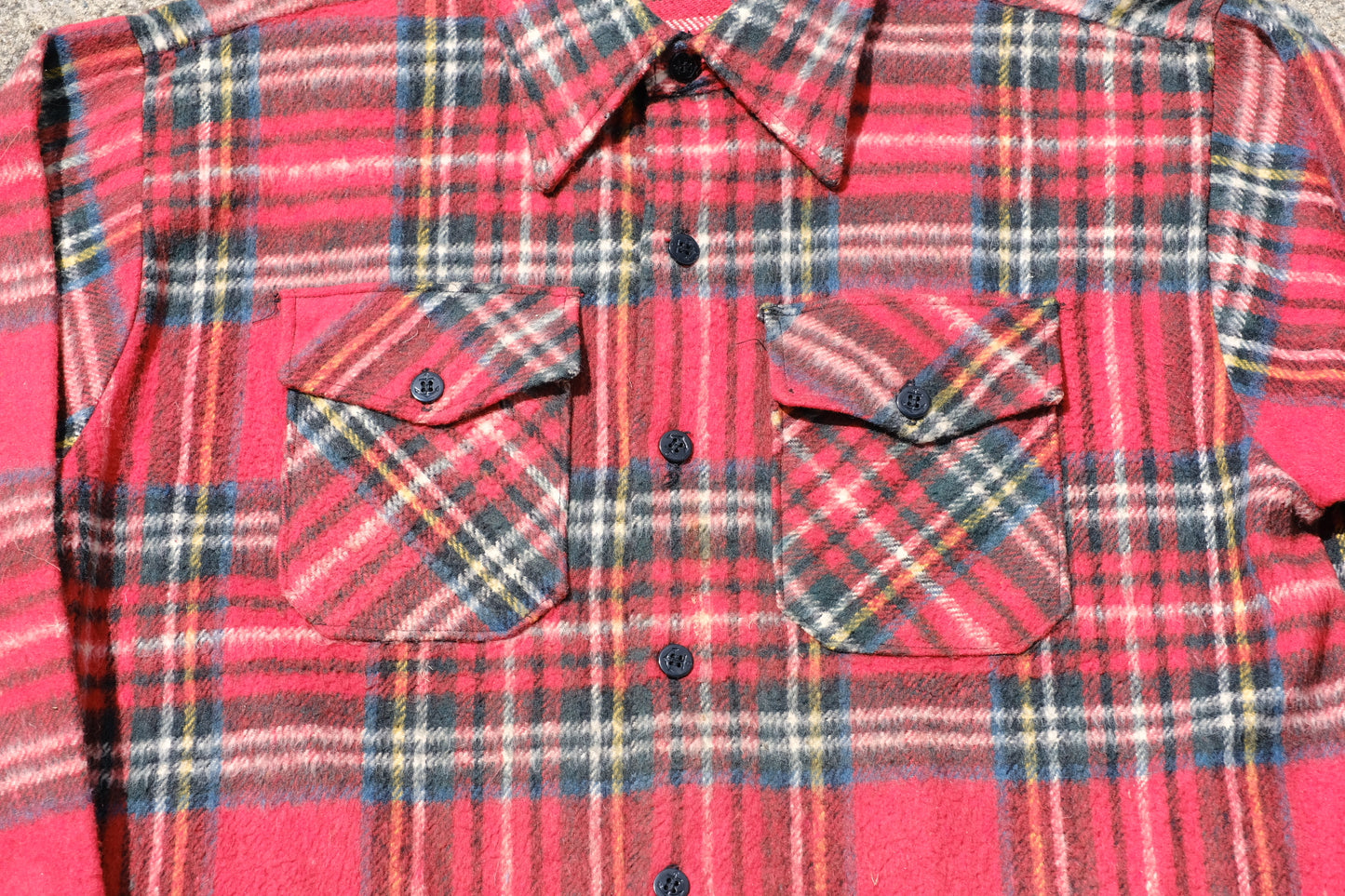 Yorke Sportswear Red Plaid Heavyweight Flannel