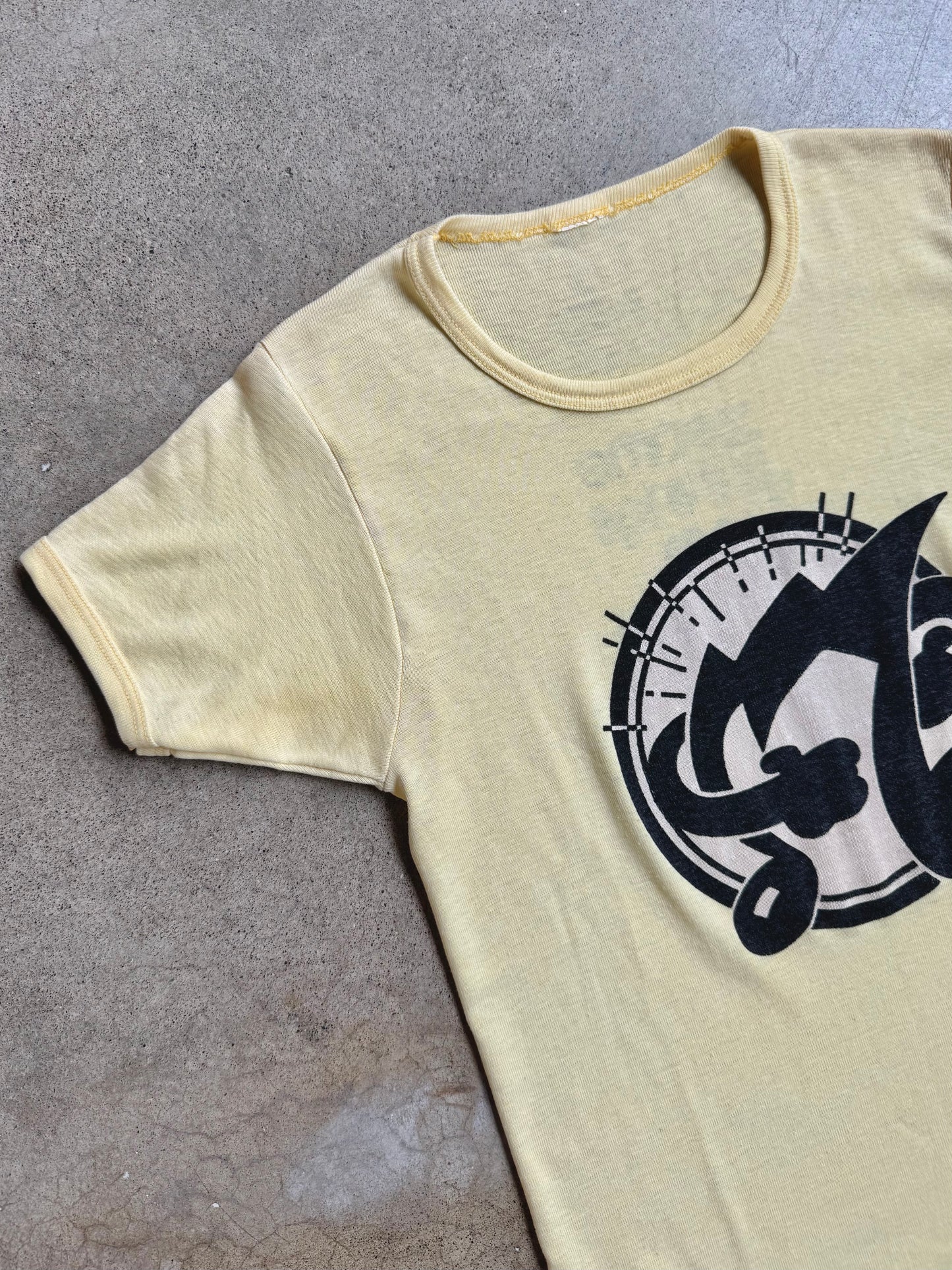 Vintage 1970s Yellow Oberheim Electronics Graphic Tee | Small