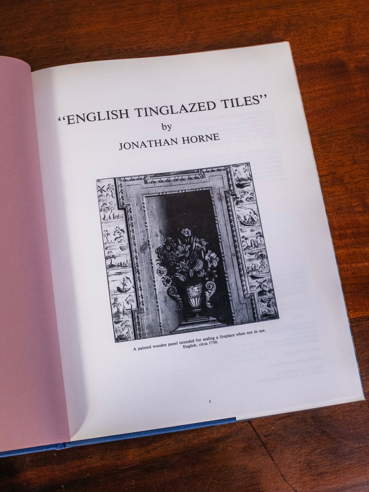 English Tin-Glazed Tiles Book