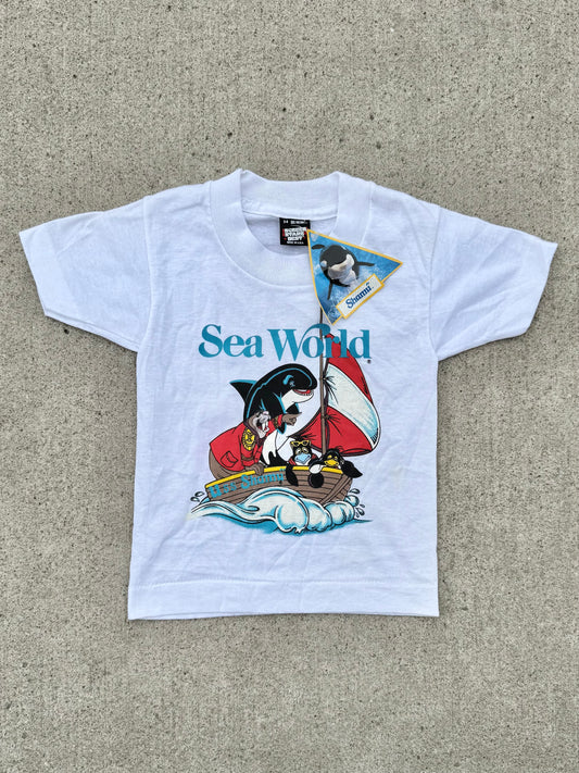 Vintage 1980s Kids’ Sea World Shamu Graphic Tee | Toddler (2-4)