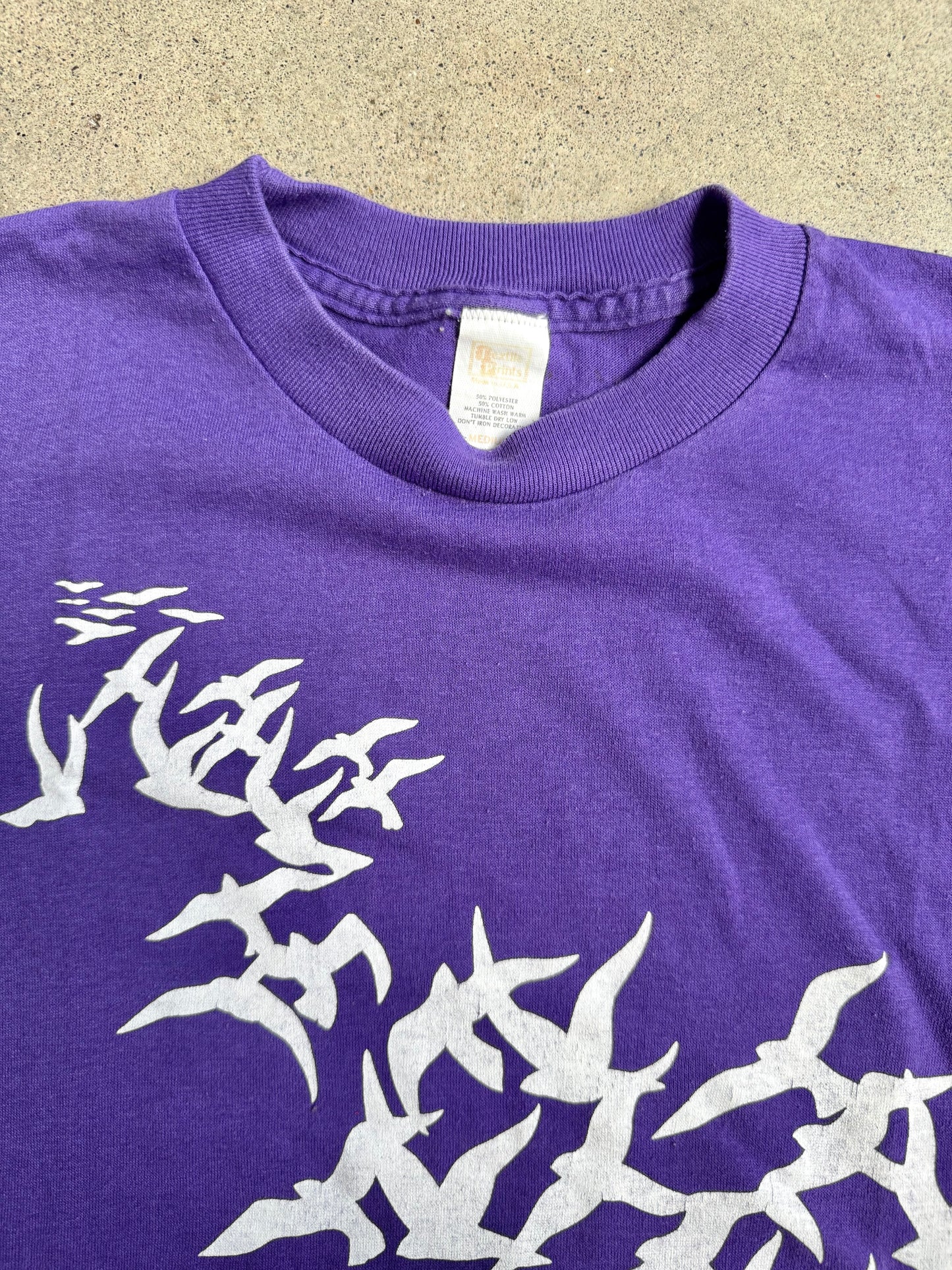 Vintage 1990s Purple Florida Graphic Tee | Medium