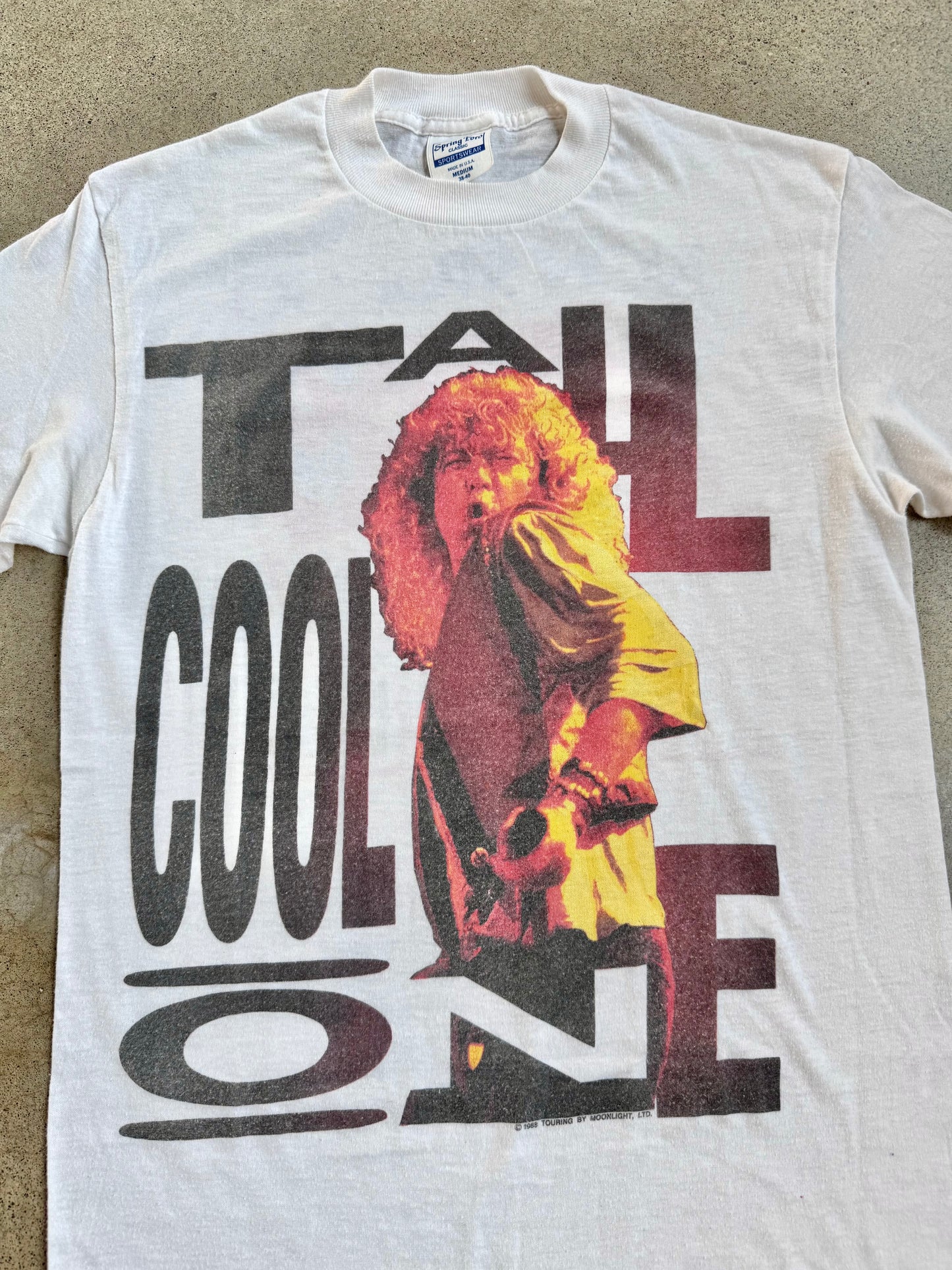 Vintage 1988 Robert Plant “Tall Cool One” Non Stop Go Tour Tee | Medium