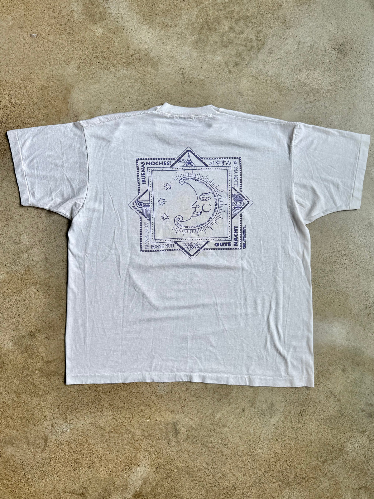 Vintage 1990s Great American Opportunities “Good Morning, Good Night” Graphic Tee | XXL