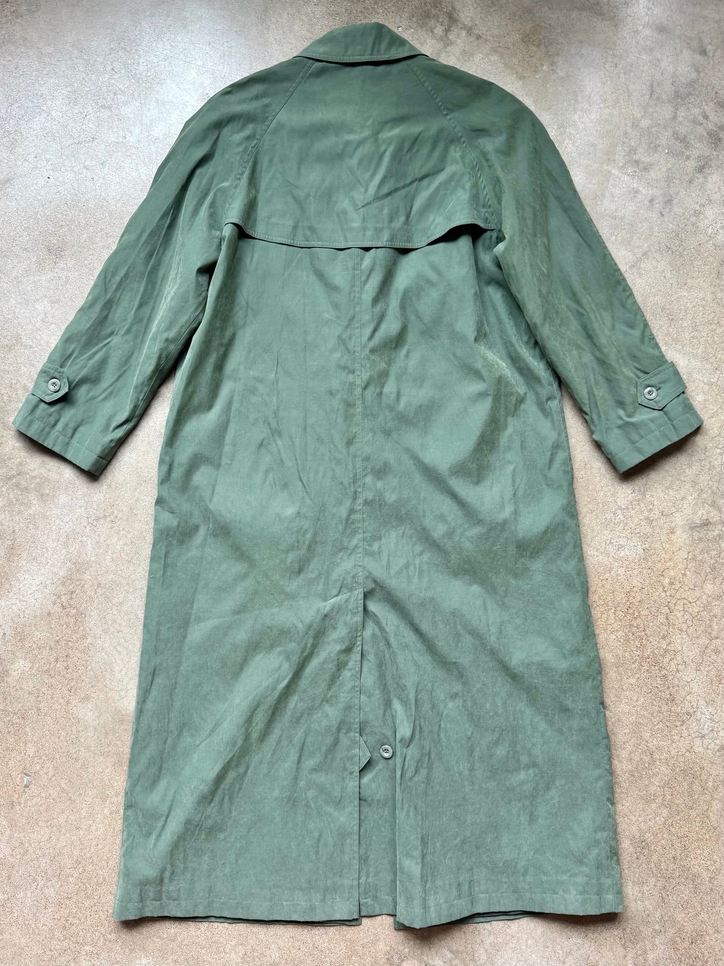 Vintage 1980s/90s Jones New York Forest Green Car Coat | Large