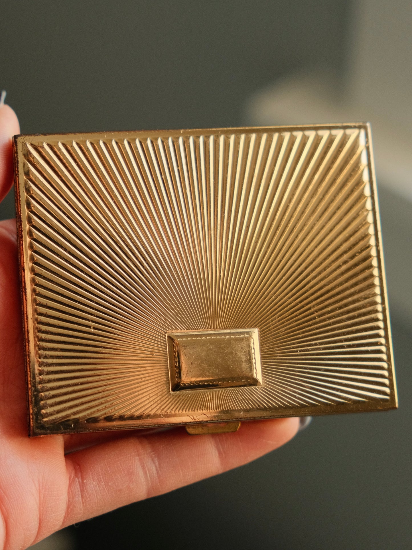 Vintage Revlon Gold Toned Compact