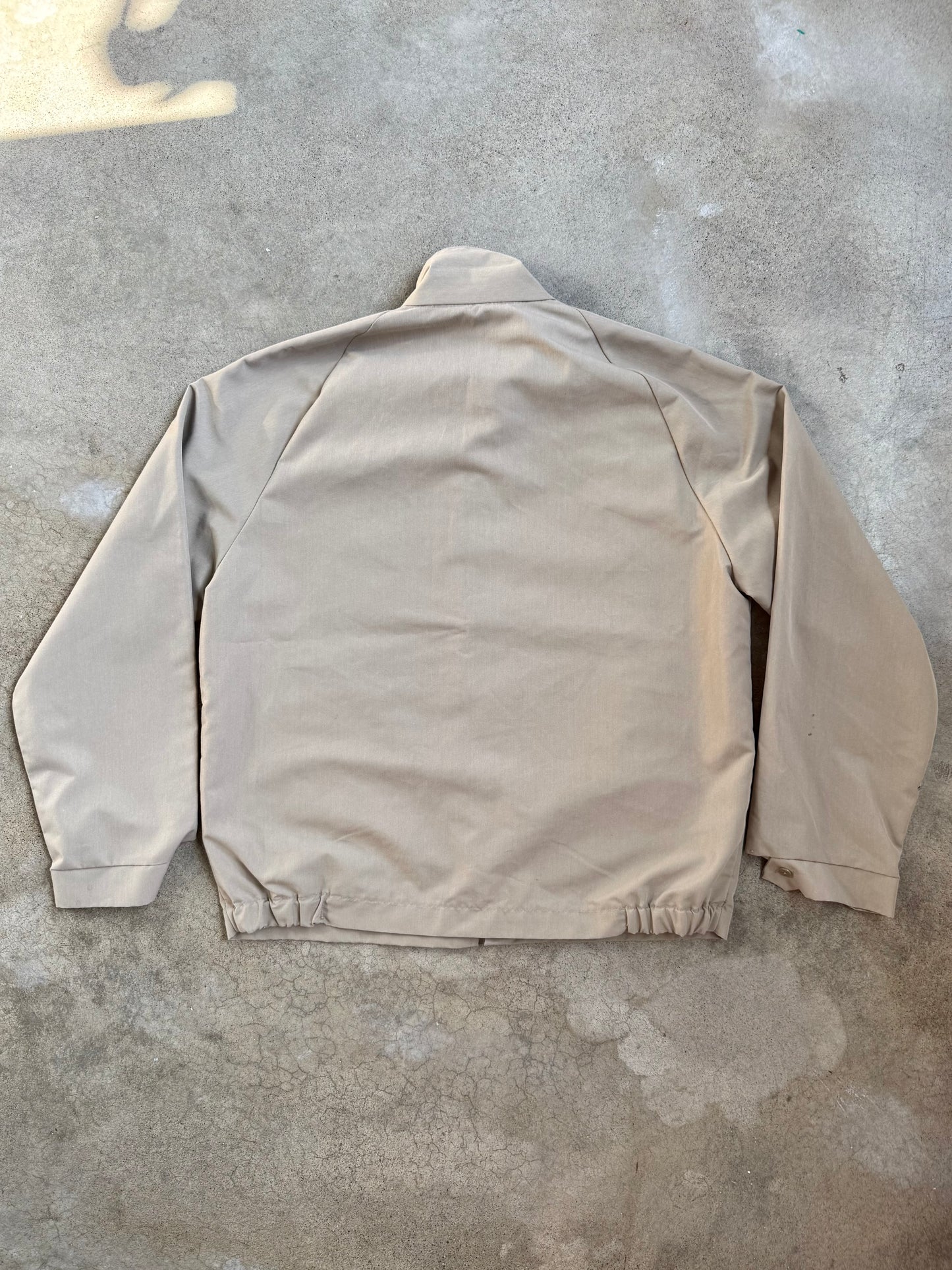 Vintage 1980s Ohio State Parks “Scouting Outing” Tan Zip-Up Jacket | Large