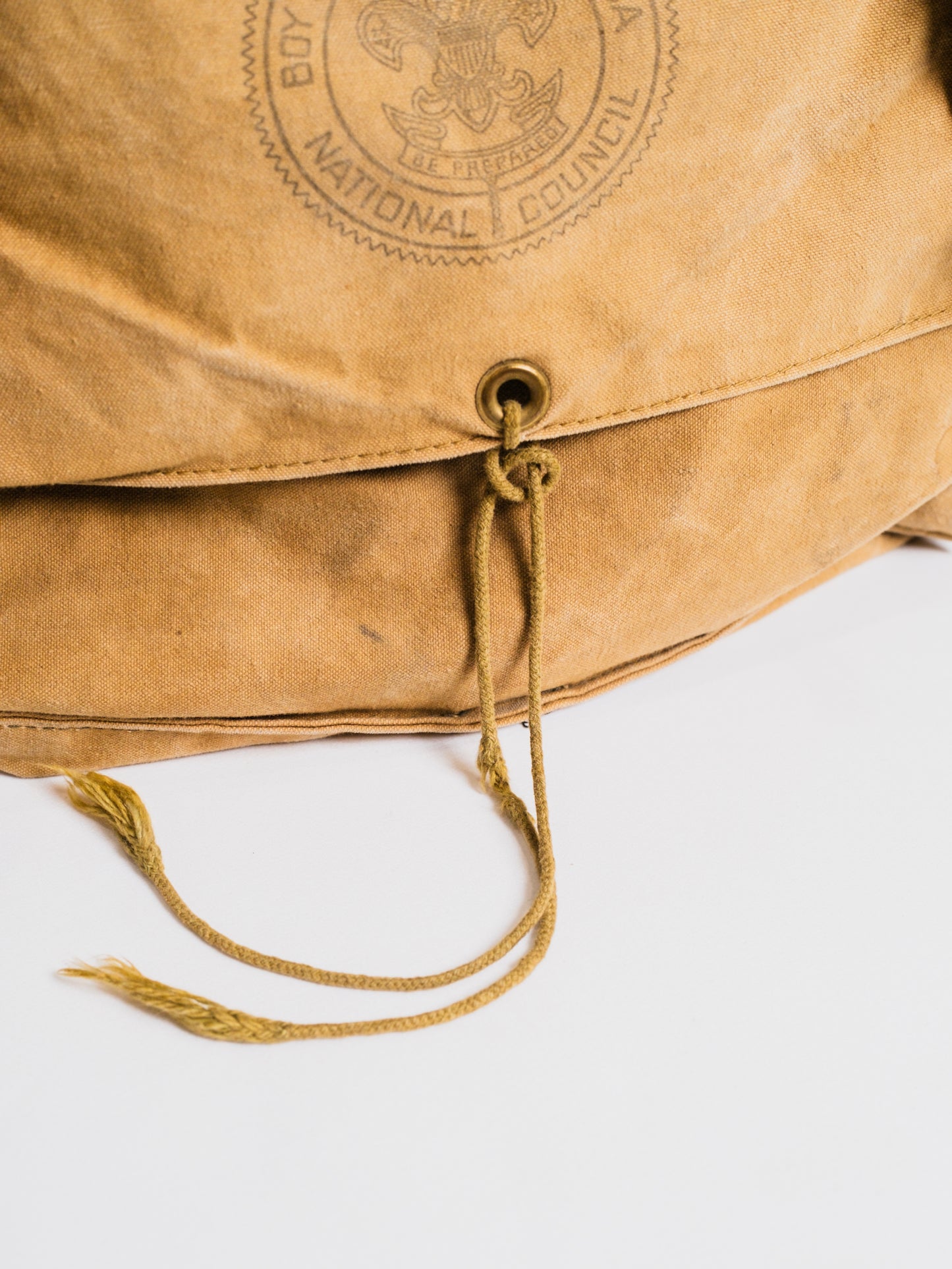 Vintage 1950s Boys Scouts Yucca Pack Canvas Backpack