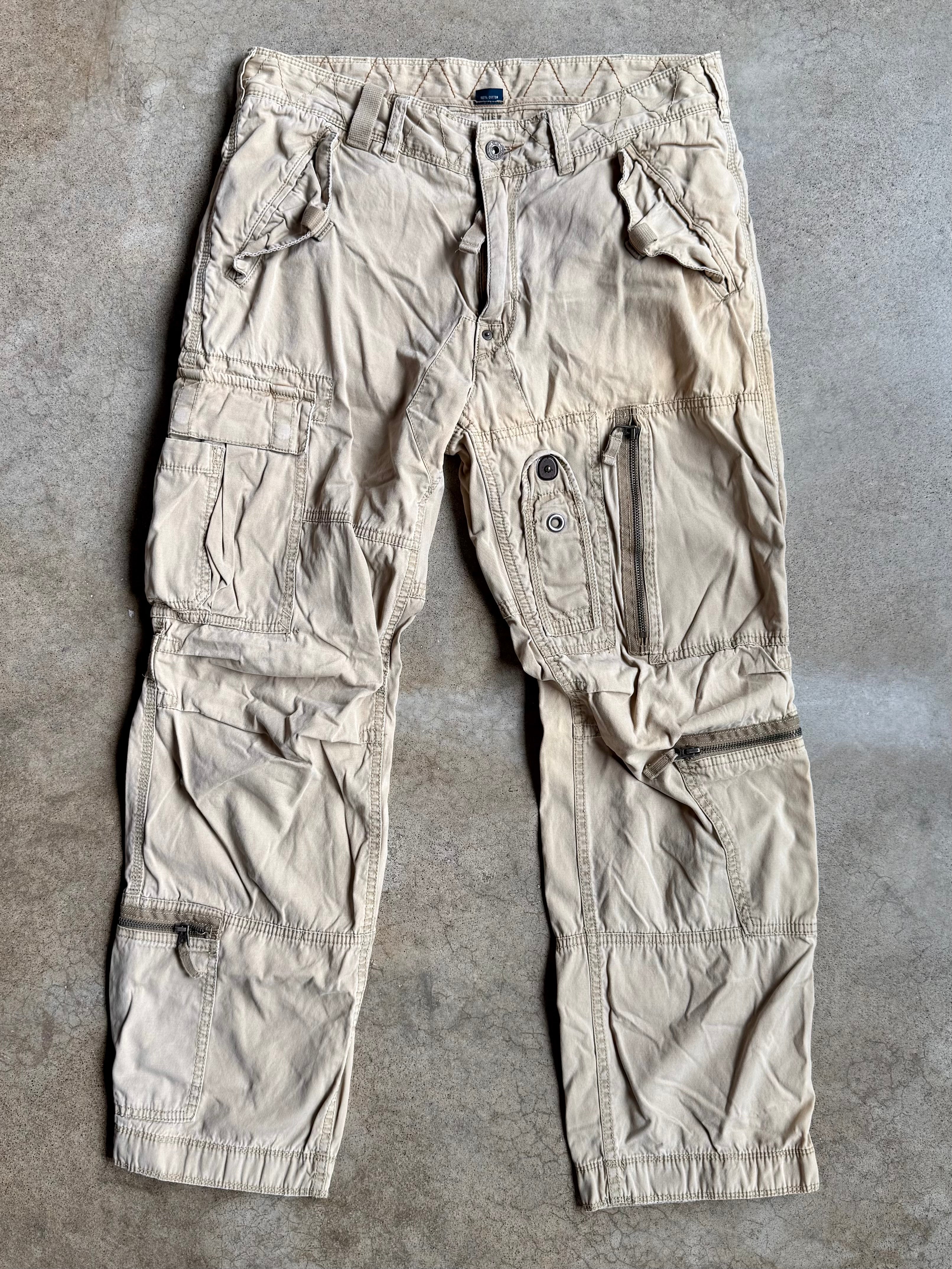 Vintage 1990s Polo Ralph Lauren Military-Style Paratrooper Cargo