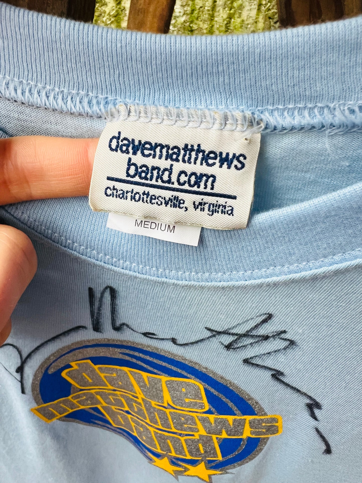 Authentic Signed 2000s Dave Matthews Band Tee