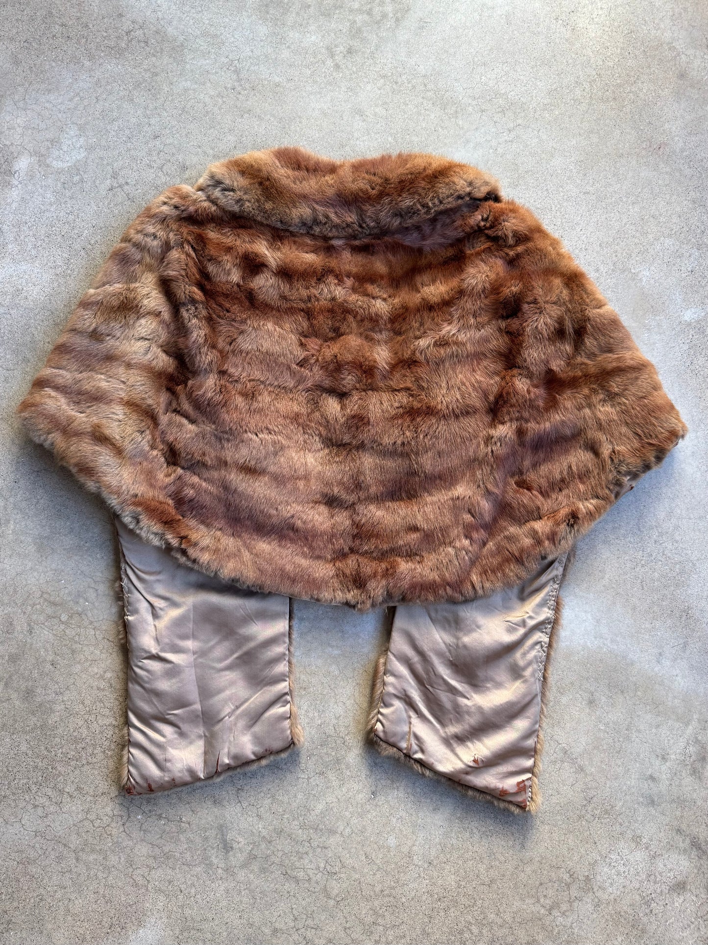 Vintage 1940s Offen Furs Genuine Mink Fur Stole