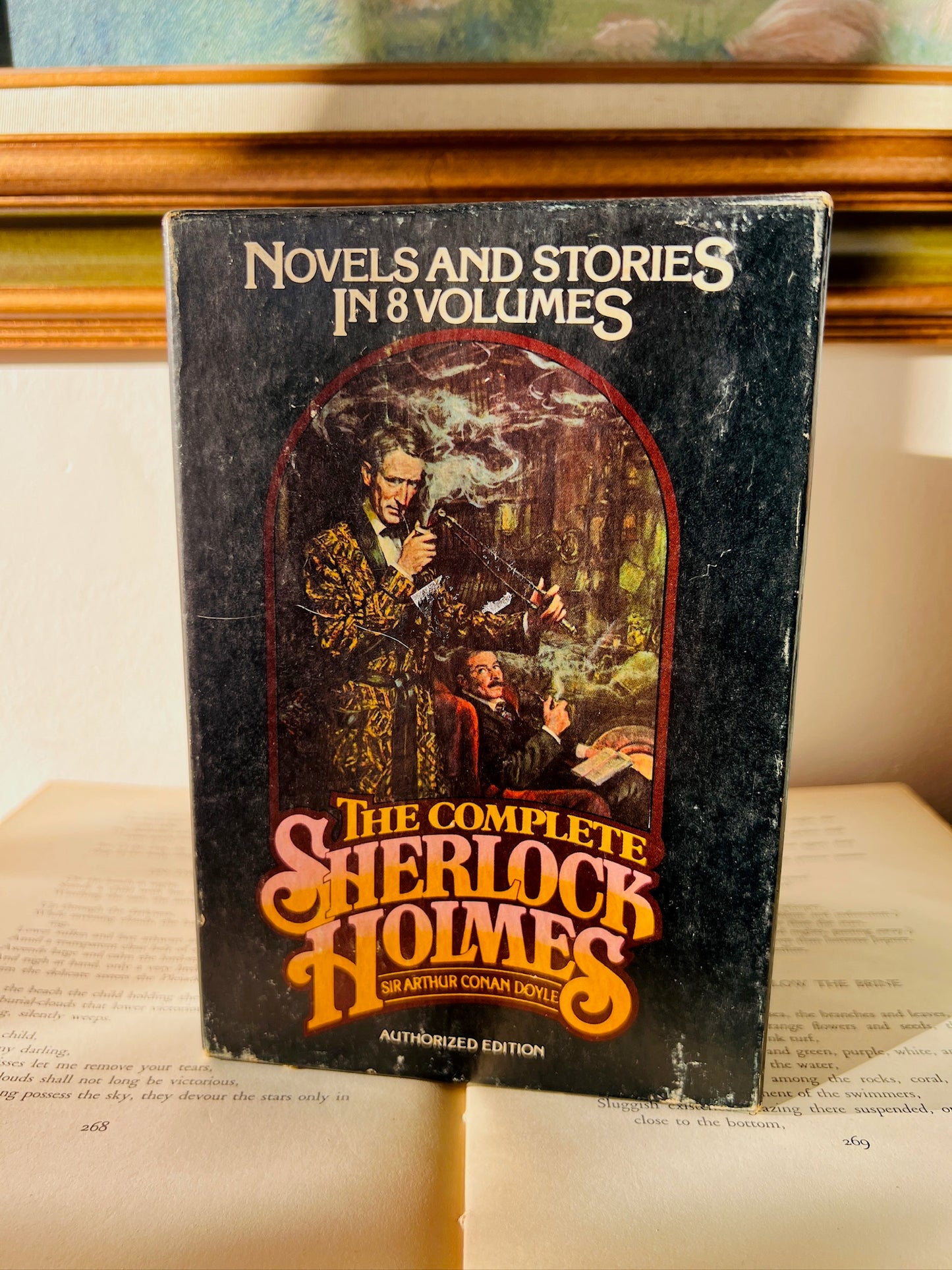 Vintage 1963 The Complete Sherlock Holmes Box Set | 8 Books