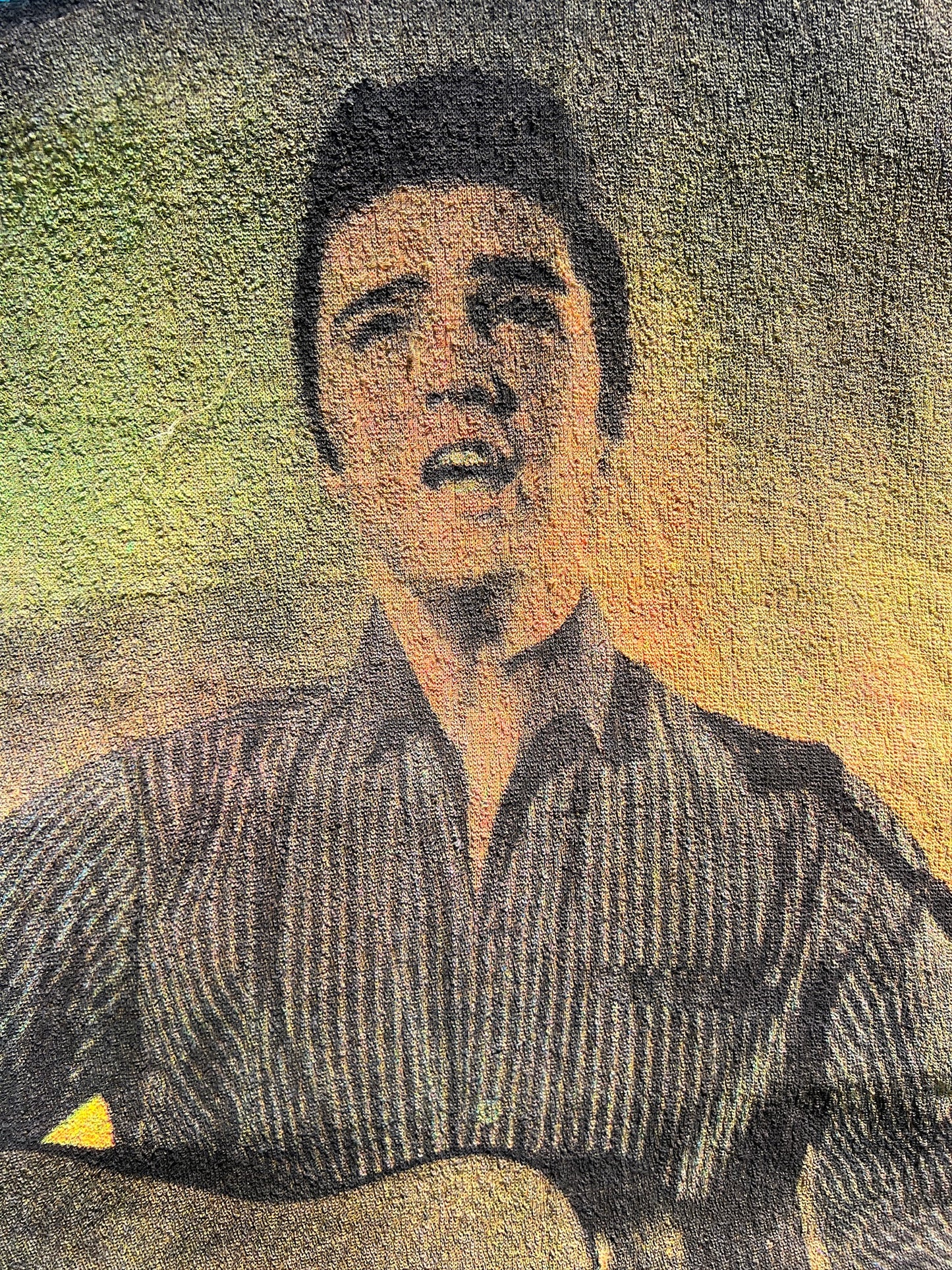 Vintage 1990s Elvis "The King" Cotton Beach Towel