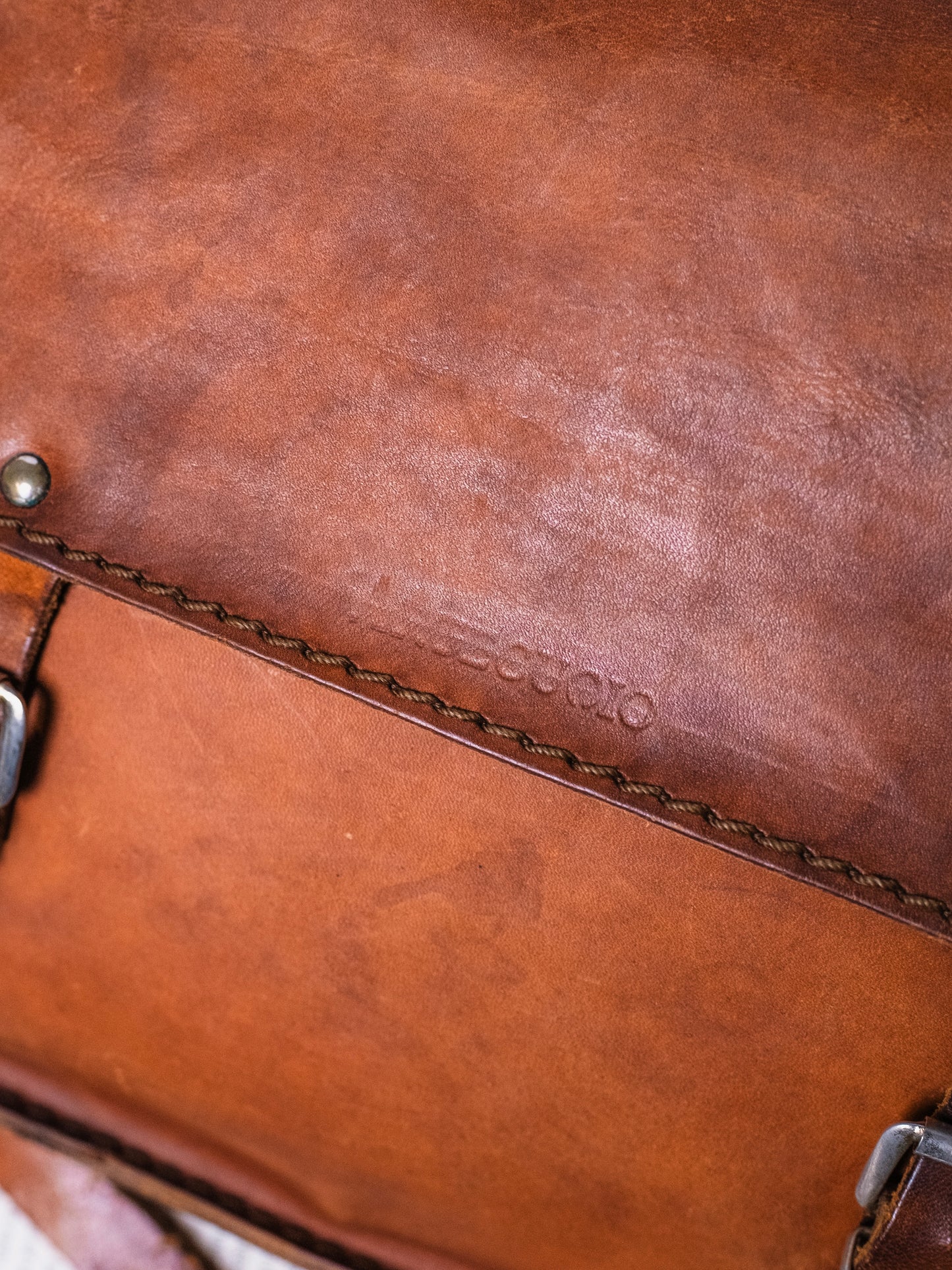 Arte Cuoio Italian Leather Crossbody Messenger Bag