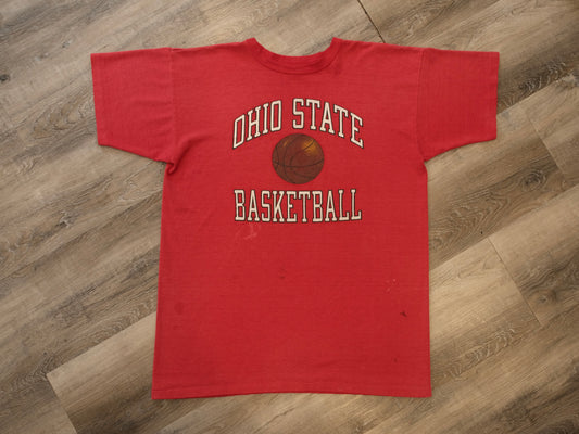 Vintage 1990s Champion Ohio State Basketball Tee  | XL