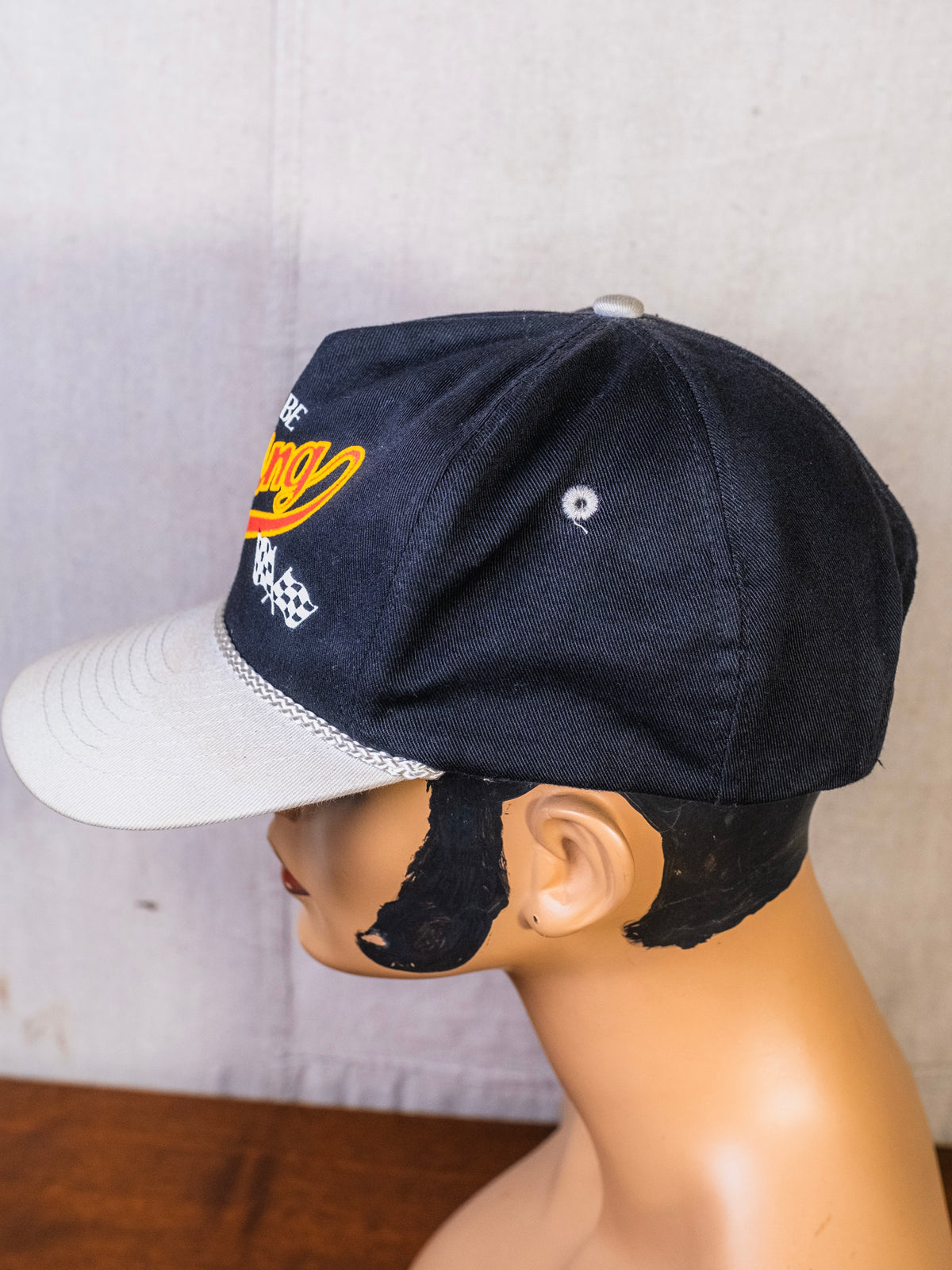 Vintage 1990s “I’d Rather Be Racing” Trucker Hat