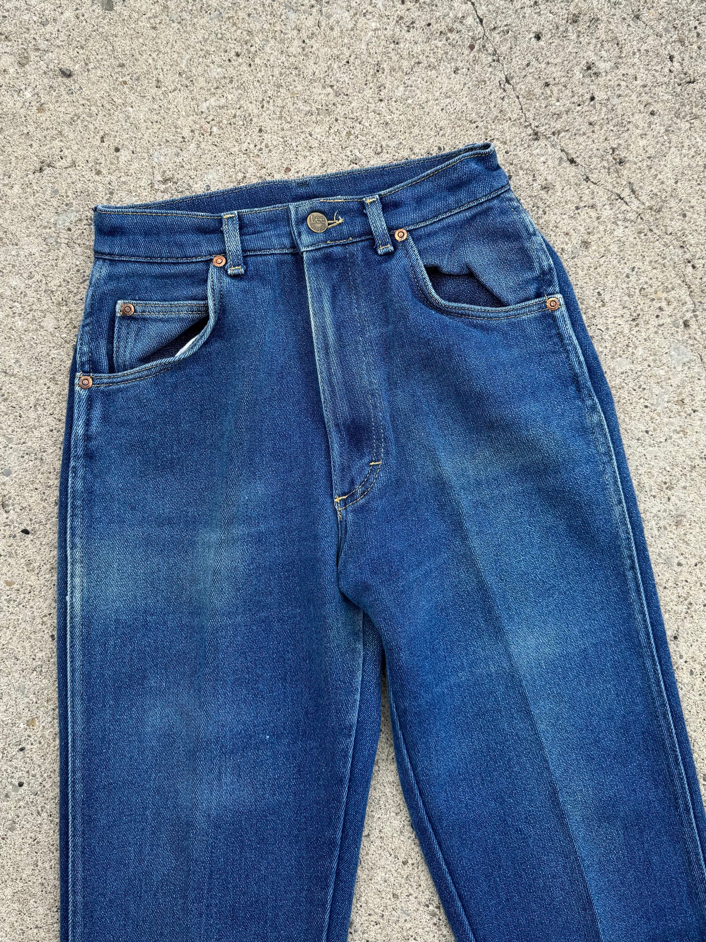 Vintage 1980s Lee High-Waist Slim Fit Jeans | Waist 25”