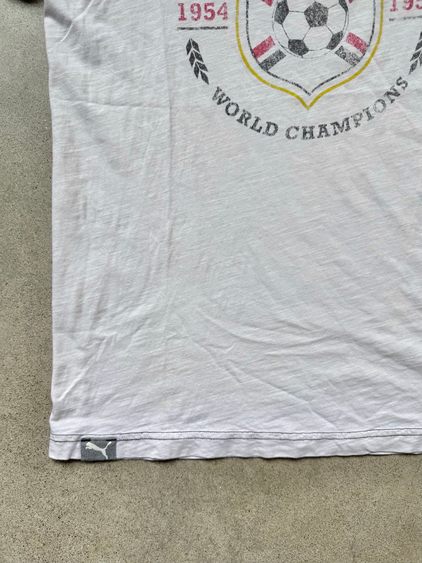 Vintage-Style Puma Germany World Champions Graphic Tee | Small