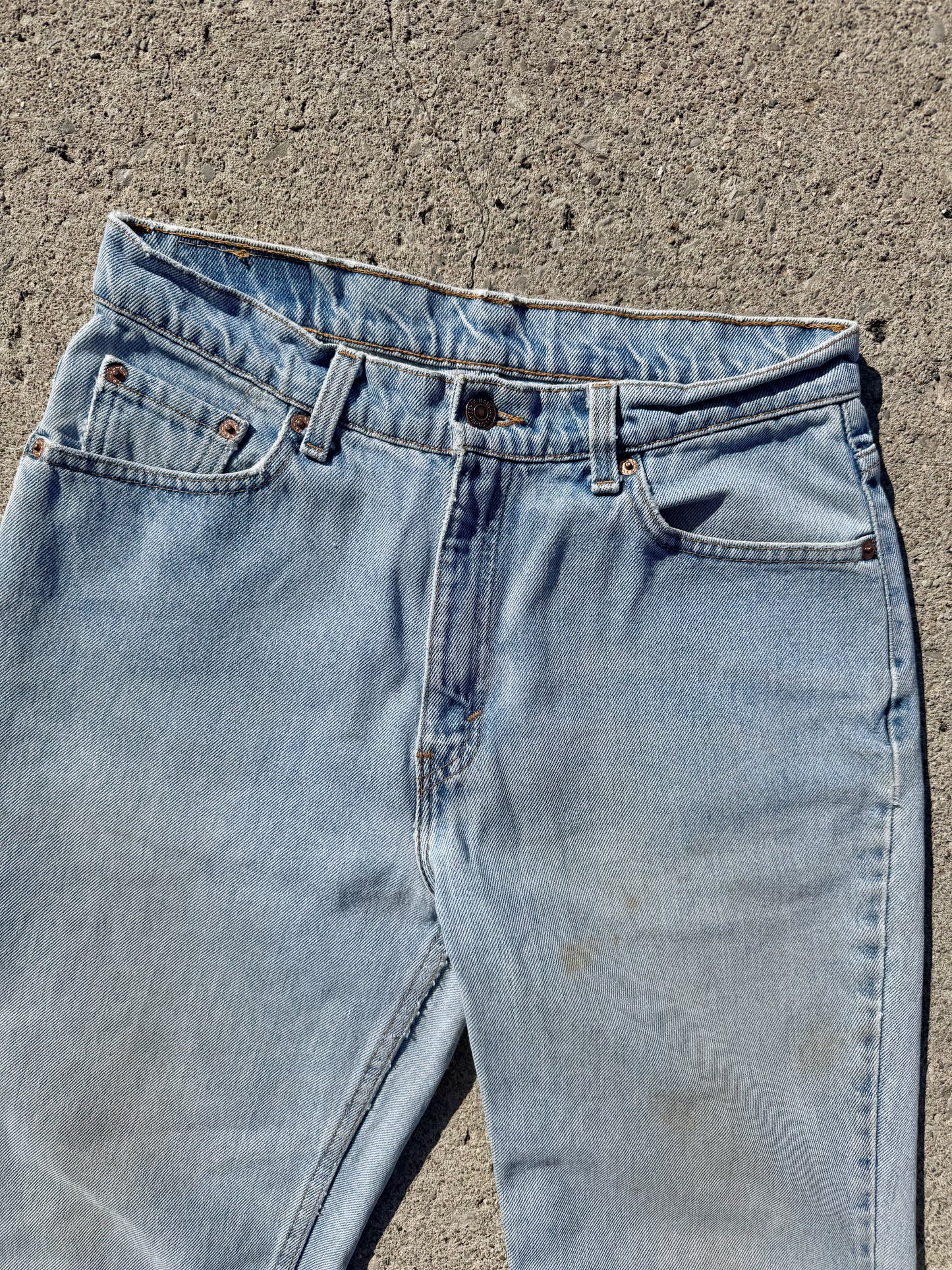 Vintage 1990s Levi’s 512 Slim Straight Worn Jeans | Waist 30”