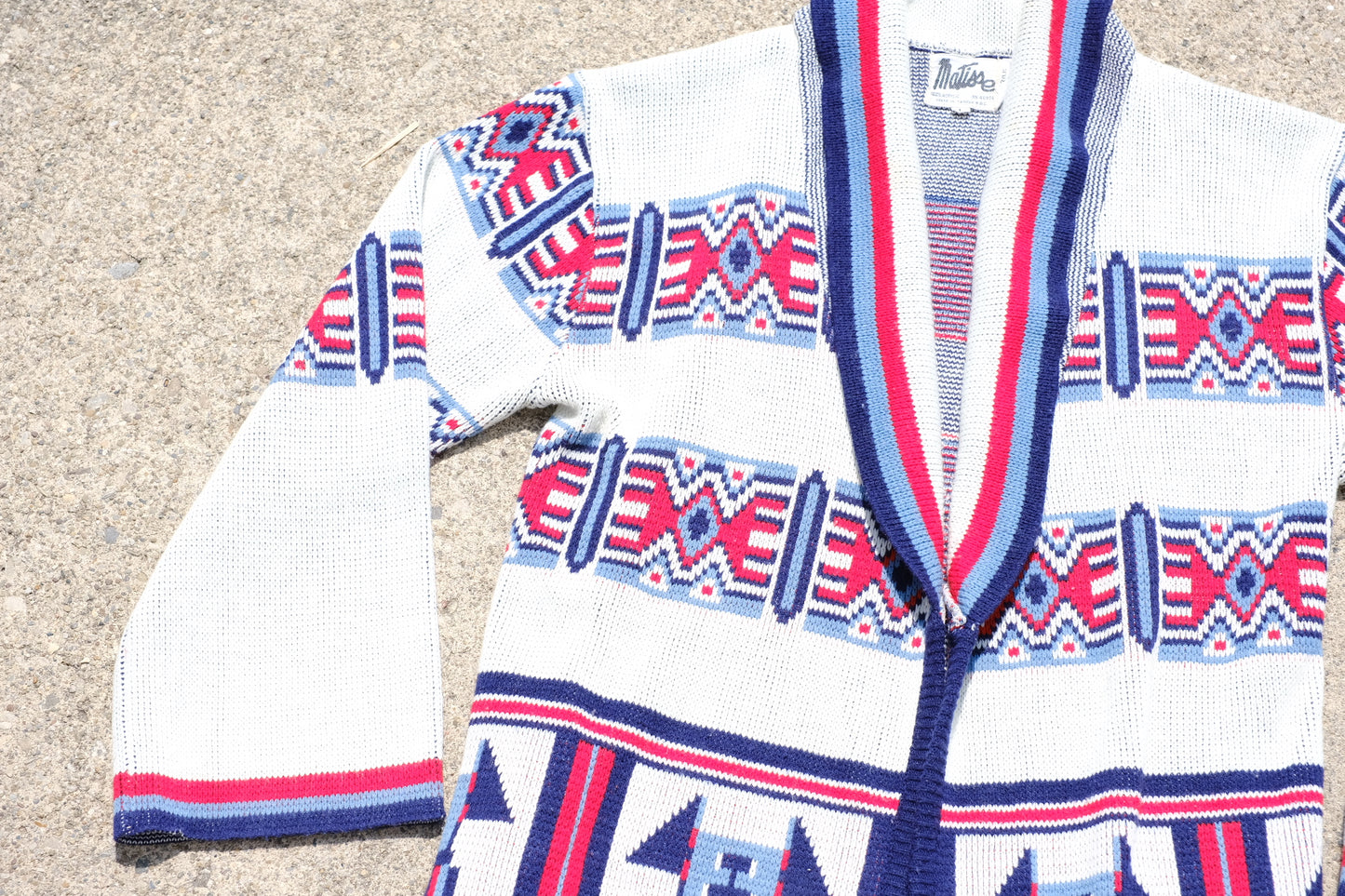 Vintage Matisse Western Pattern Cardigan