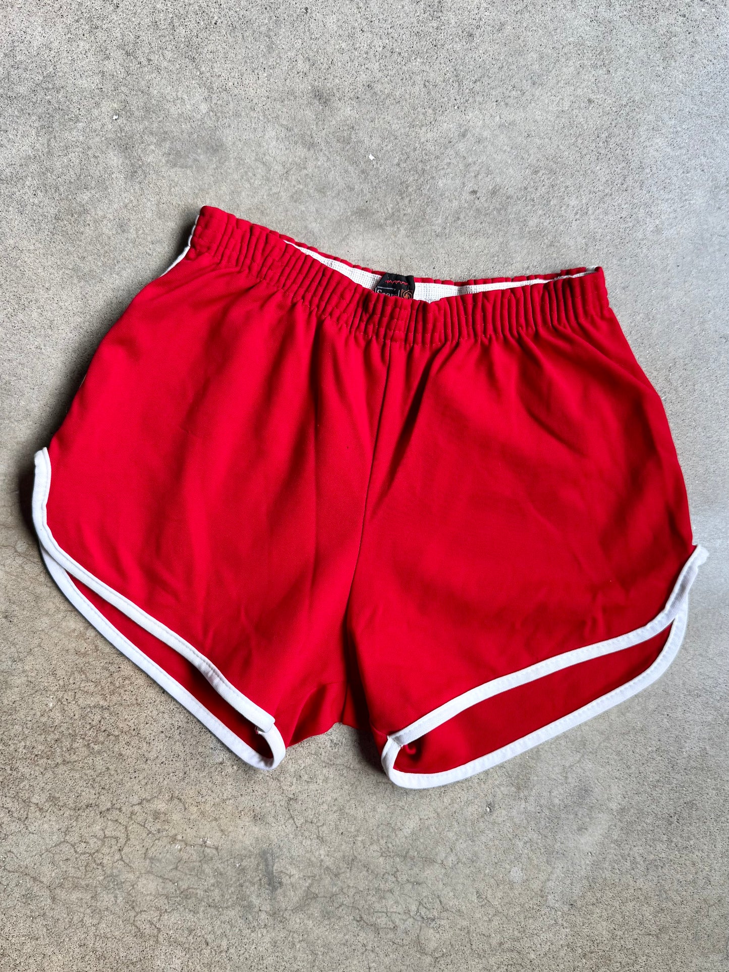 Vintage 1970s Sears Red Athletic Shorts | Medium