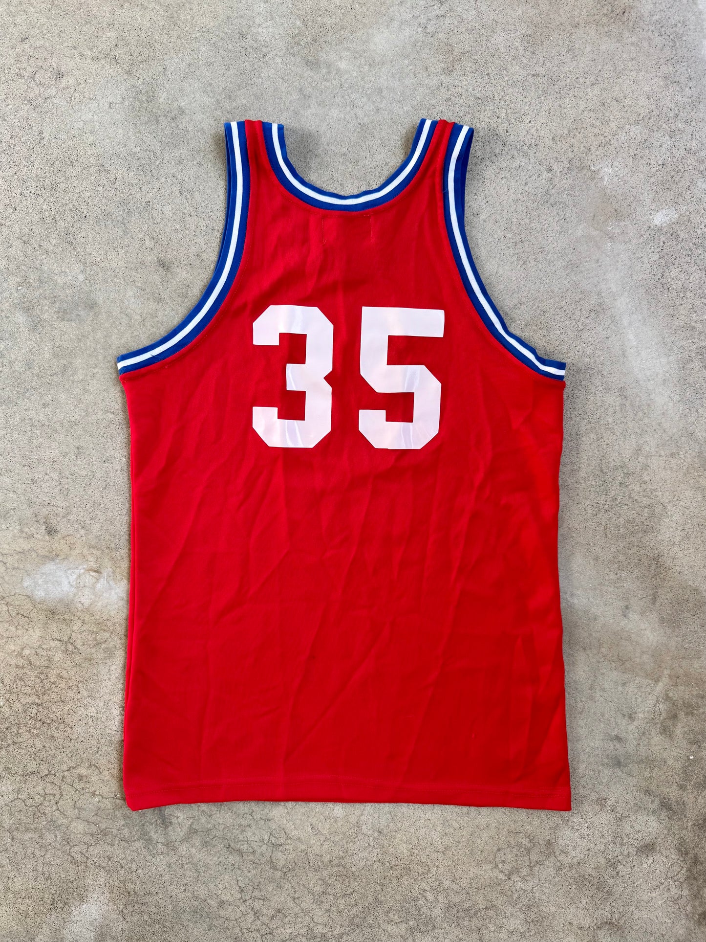 Vintage 1980s Wayne Corp. #35 Basketball Jersey | Large