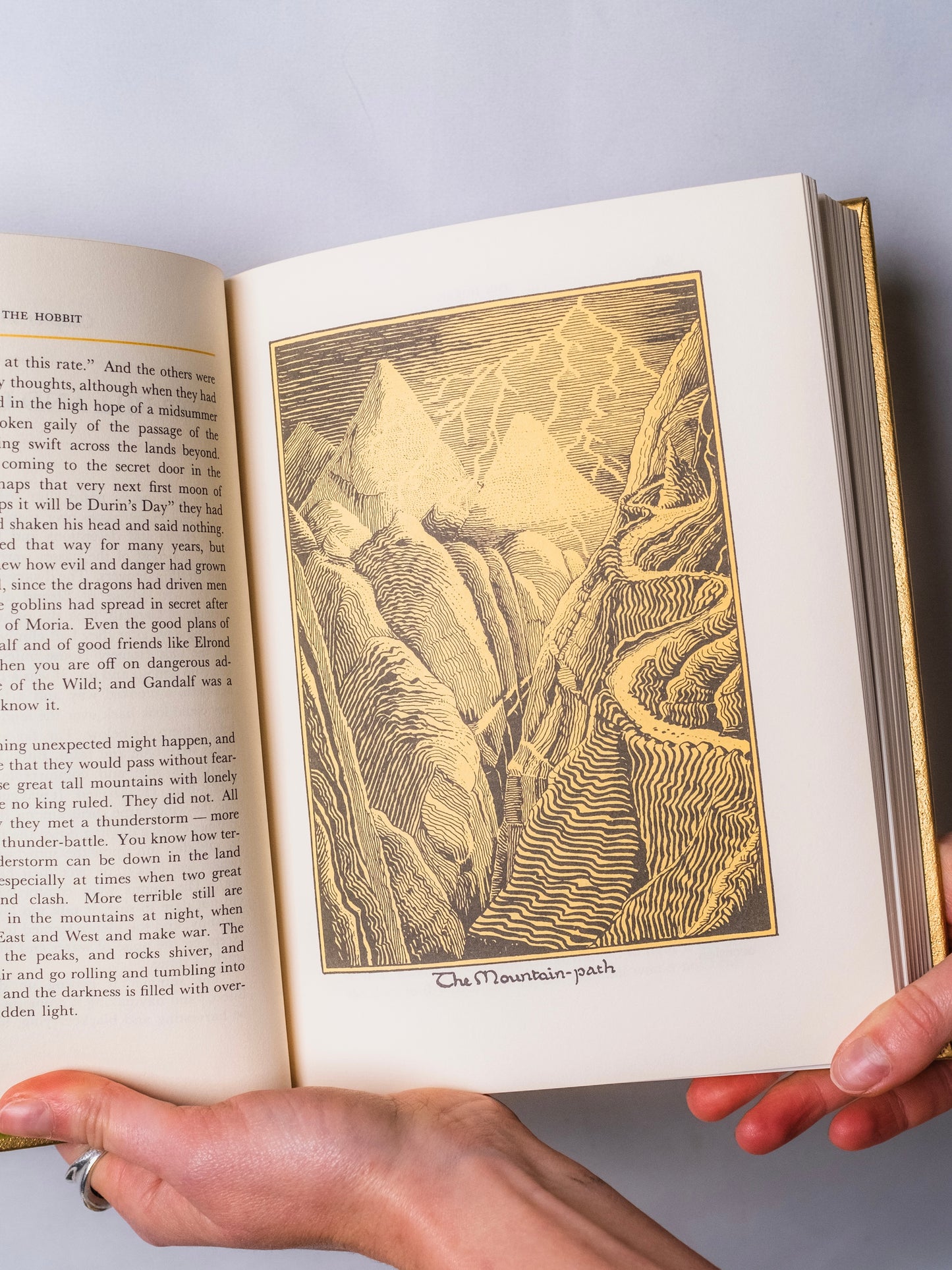 Vintage 1980s The Hobbit J.R.R. Tolkien 50th Anniversary Book