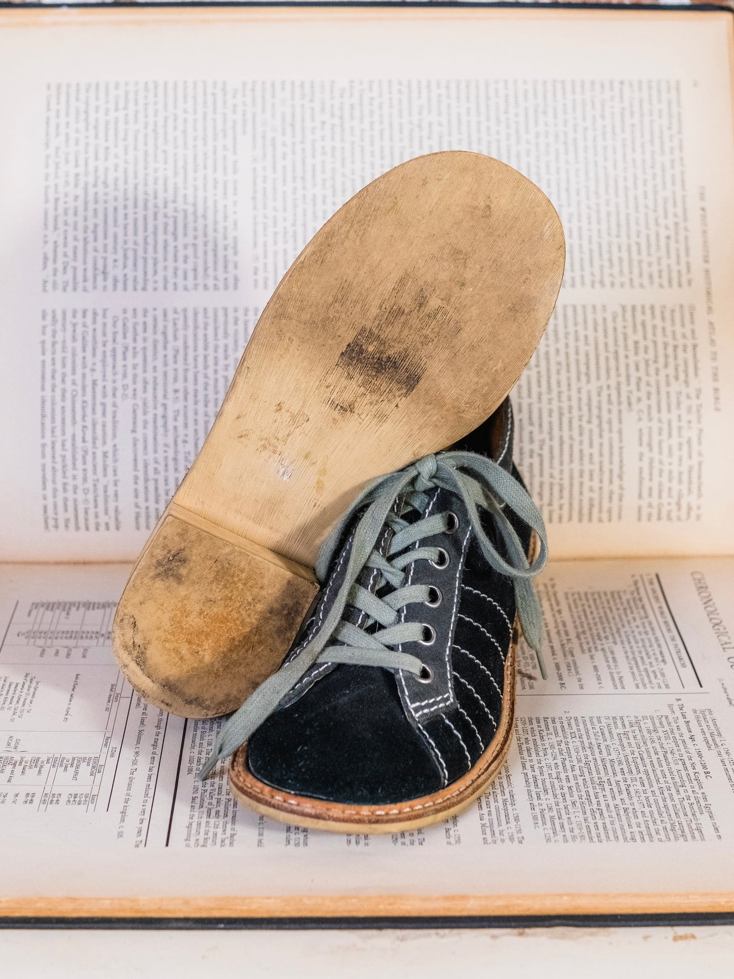 Jeffrey Campbell “League” Bowling-Style Wooden Heel Lace-Up Shoes | Women’s 7