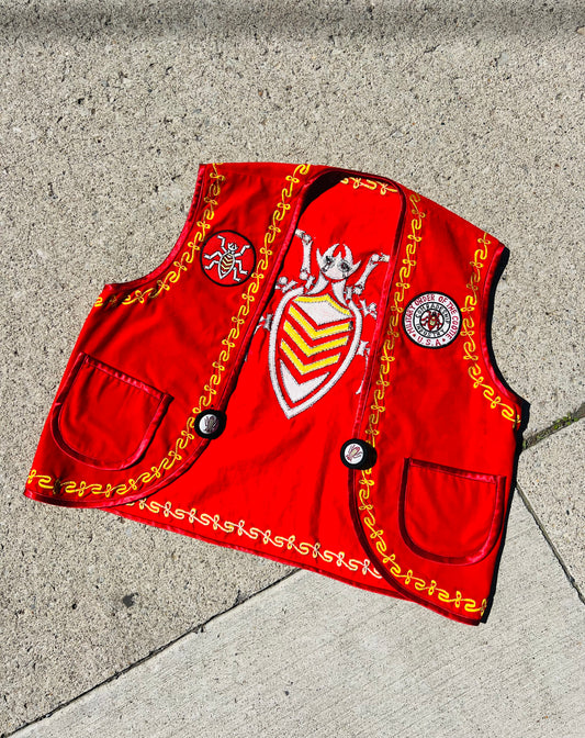 Vintage 1970s Military Order Of The Cootie Vest