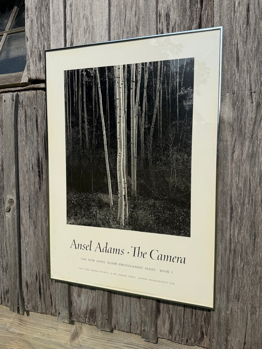 Vintage 1981 Ansel Adams - The Camera Framed Lithograph Wall Art