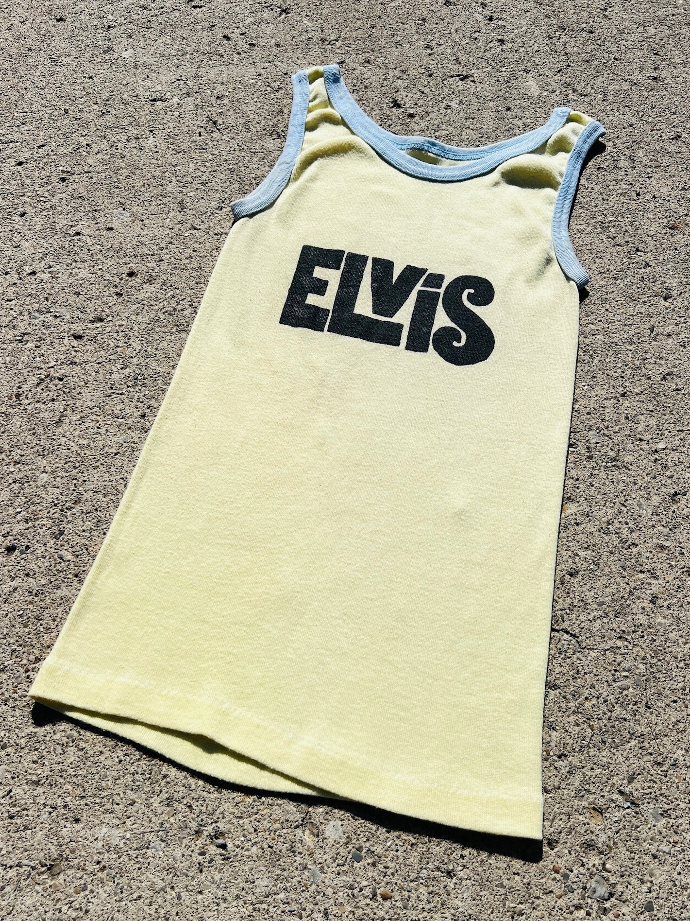 Vintage 1970s Elvis Tank Top | XS/S