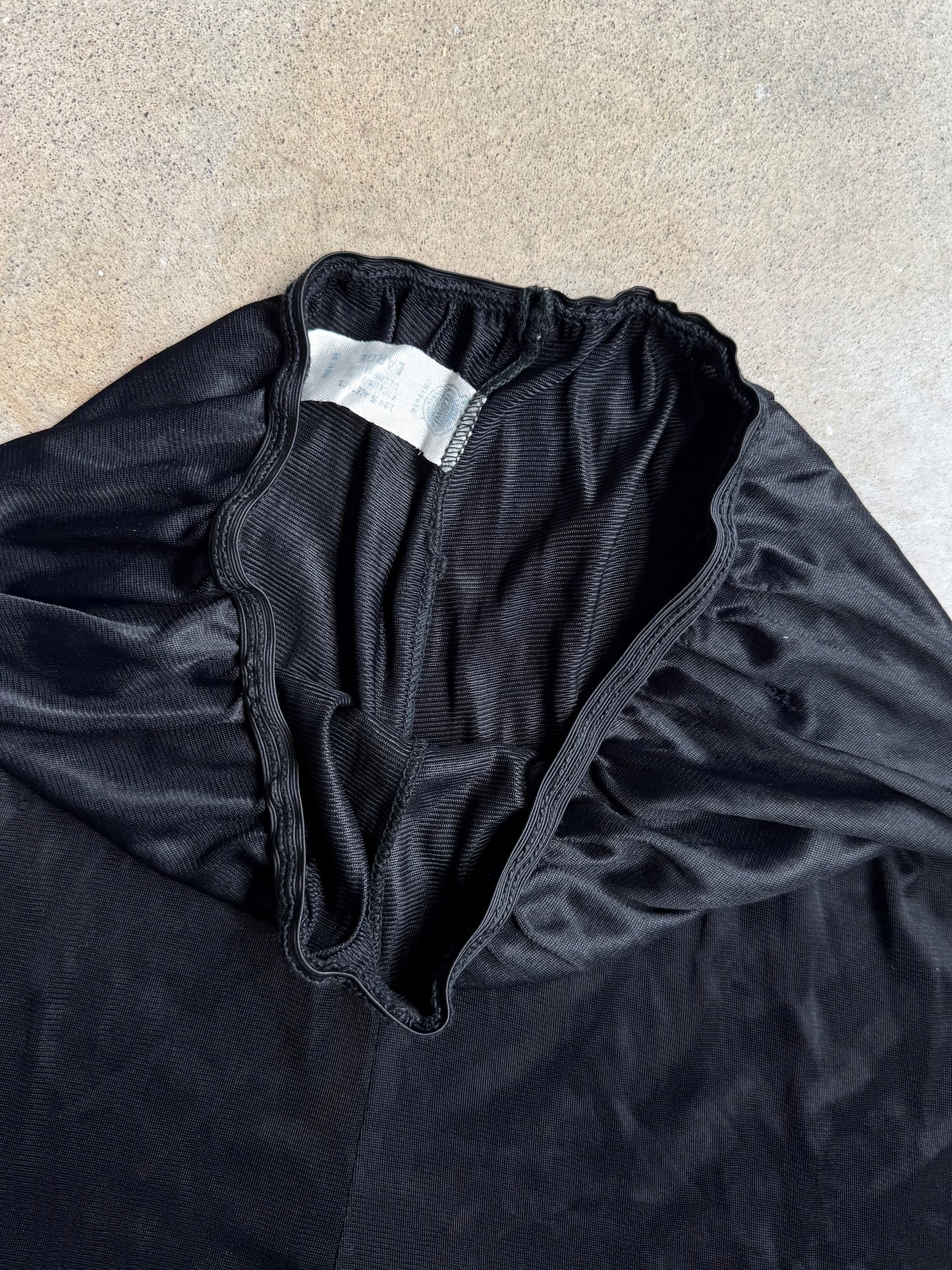 Vintage Black Lace Trim Bloomer Pettipants | Large