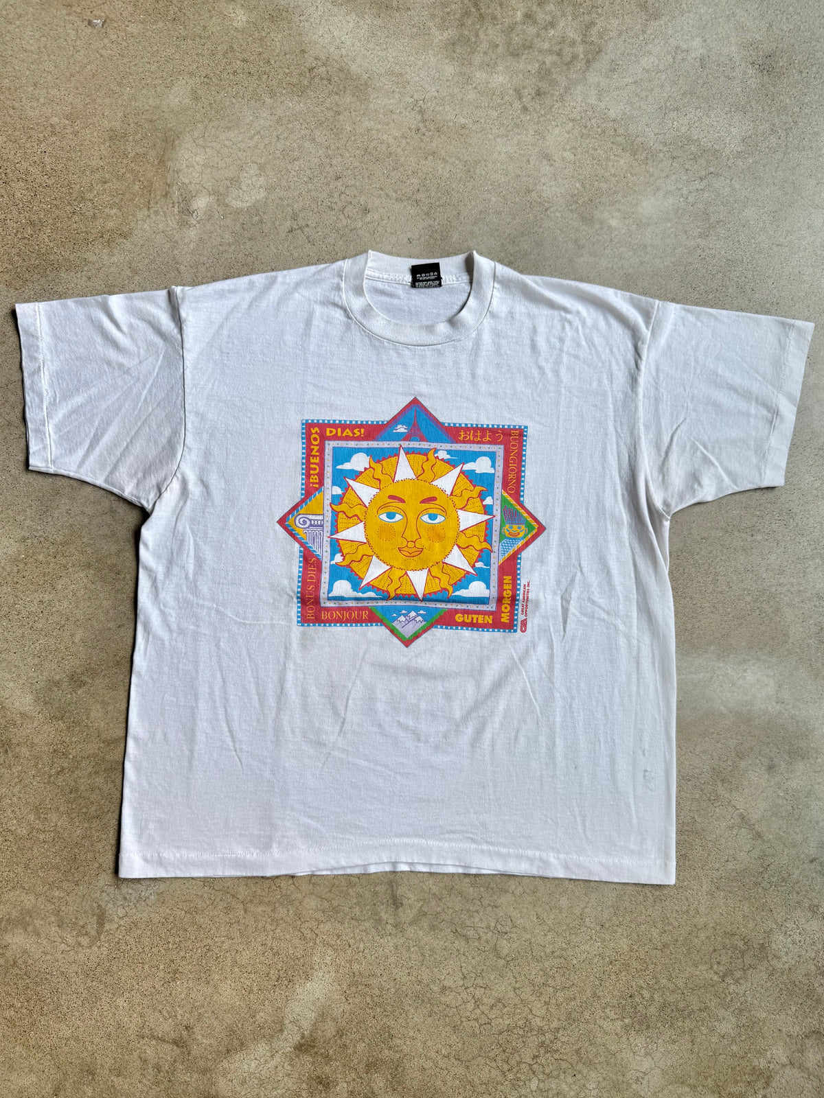 Vintage 1990s Great American Opportunities “Good Morning, Good Night” Graphic Tee | XXL