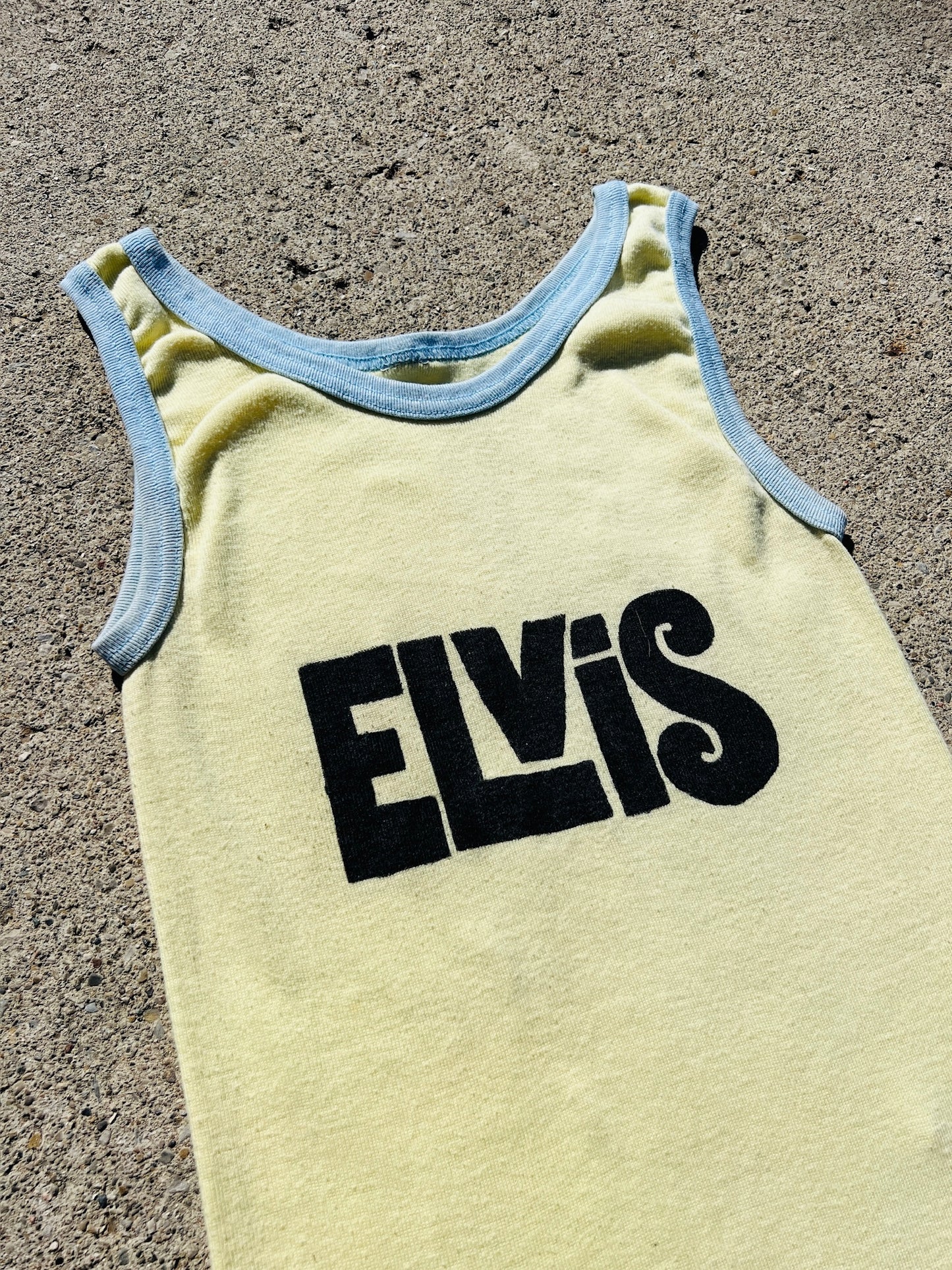 Vintage 1970s Elvis Tank Top | XS/S