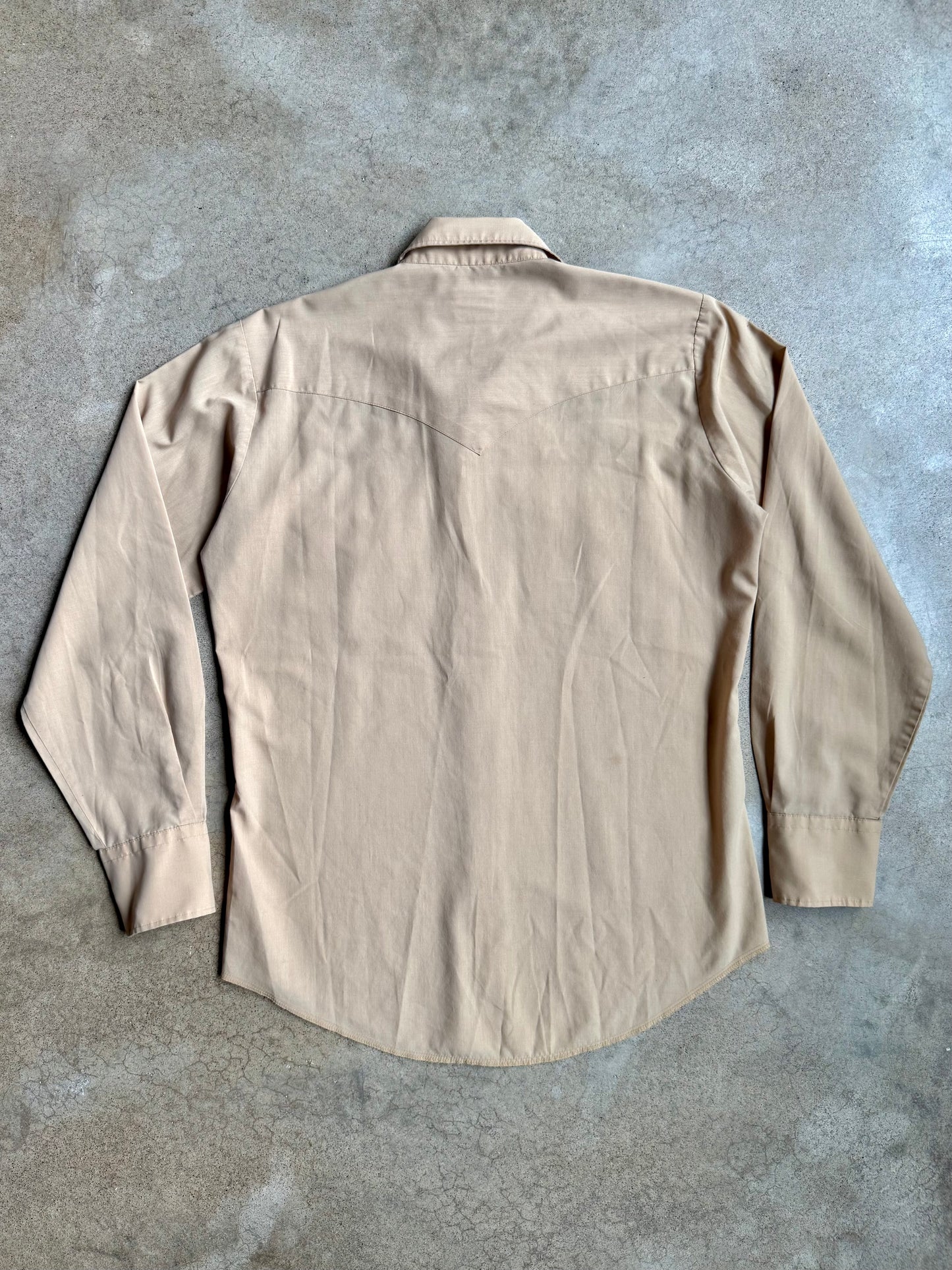 Vintage 1980s Chute Saddle Embroidered Pearl Snap Western Shirt | M/L