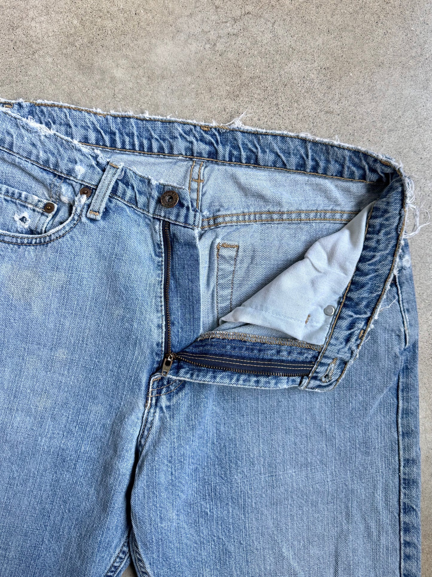 Vintage 1990s Polo Jeans Co. Classic Relaxed Distressed Jeans | 31x30