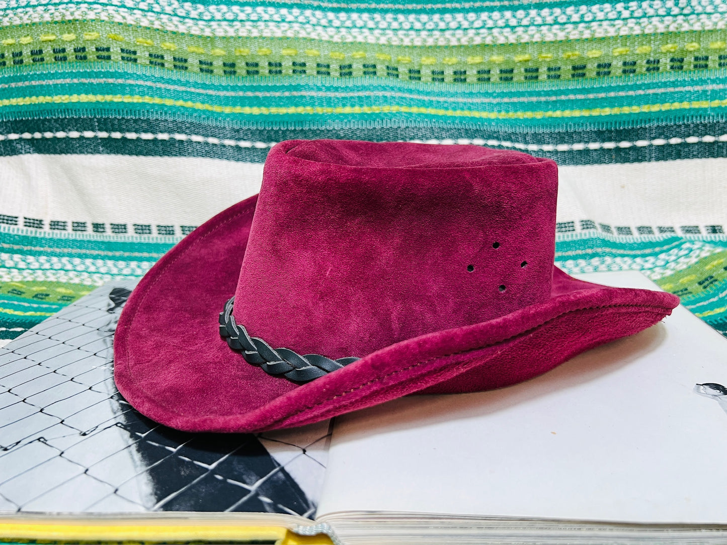 Vintage Walkabout Suede Leather Western Hat