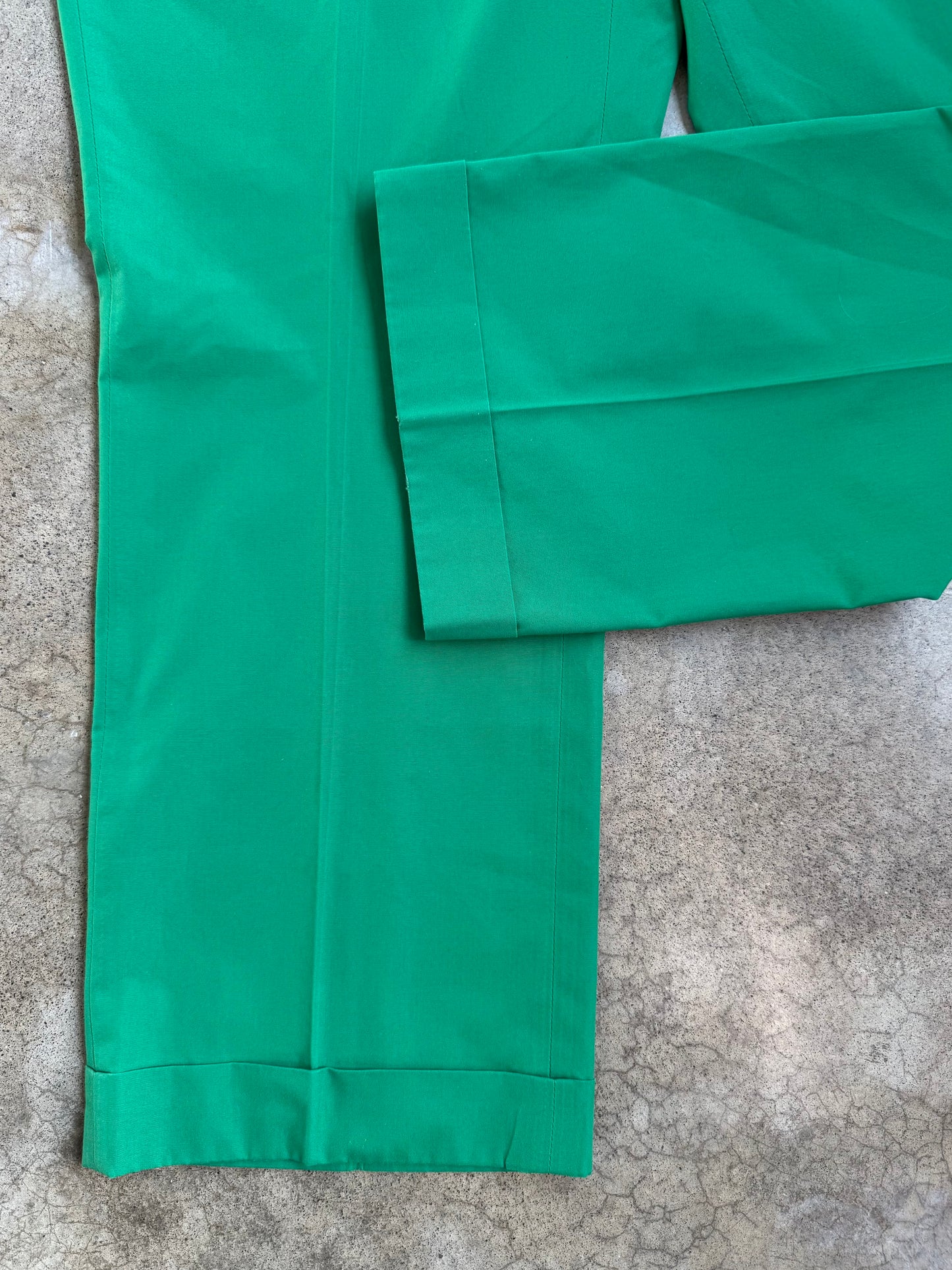 Vintage 1960s Tartan Corner by Corbin Green Cuffed Trousers | Waist 40”