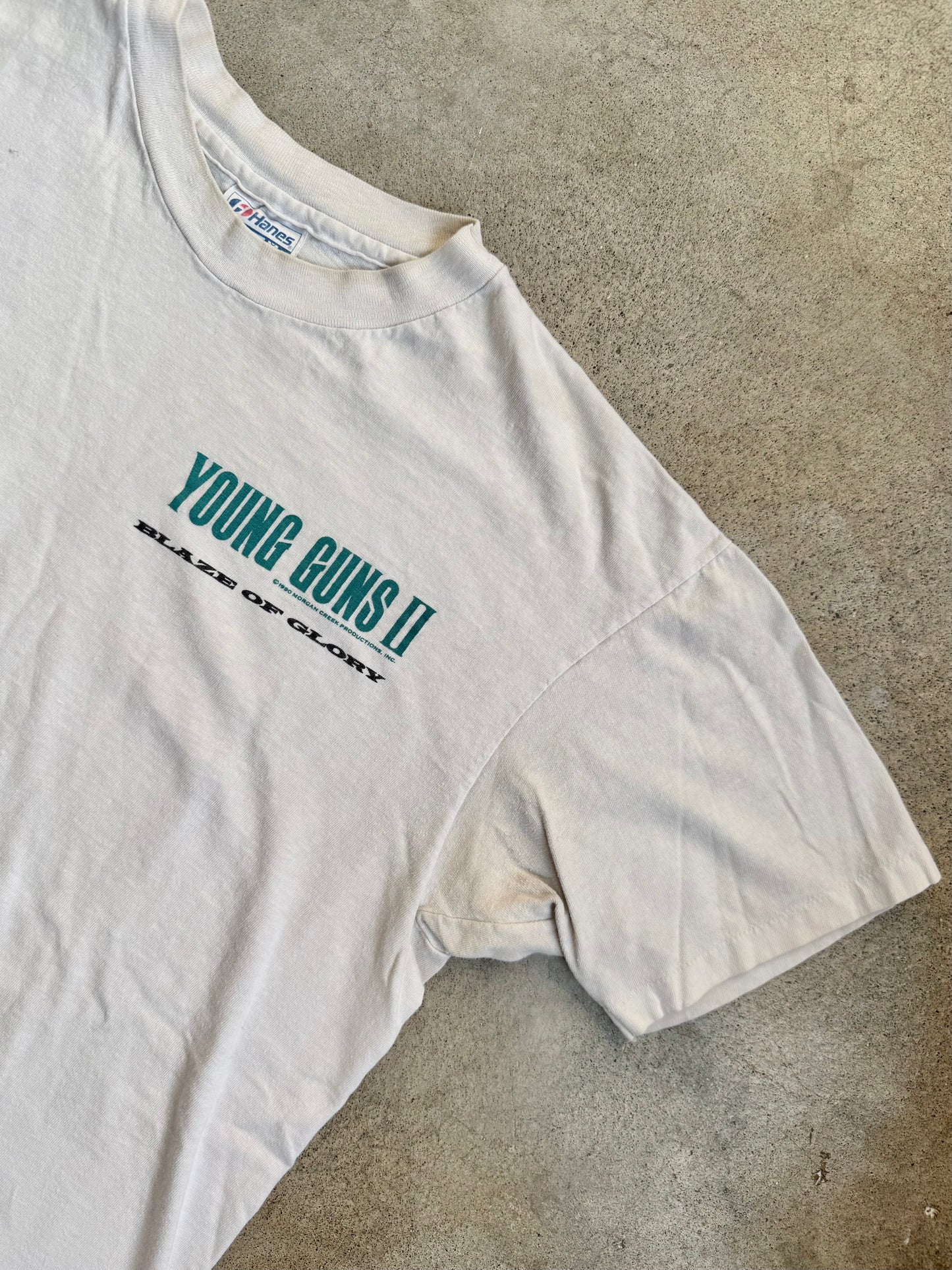 Vintage 1990s Young Guns II Blaze of Glory Movie Tee | XL