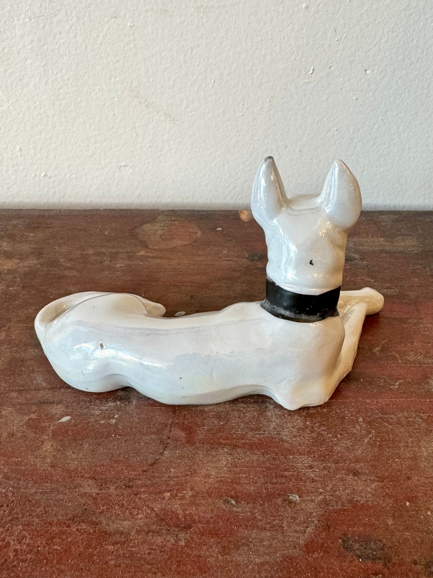 Vintage Porcelain Dog Figurine