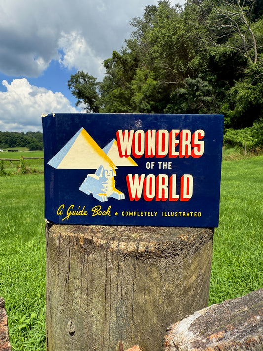 Vintage 1930s Wonders of the World Guide Book